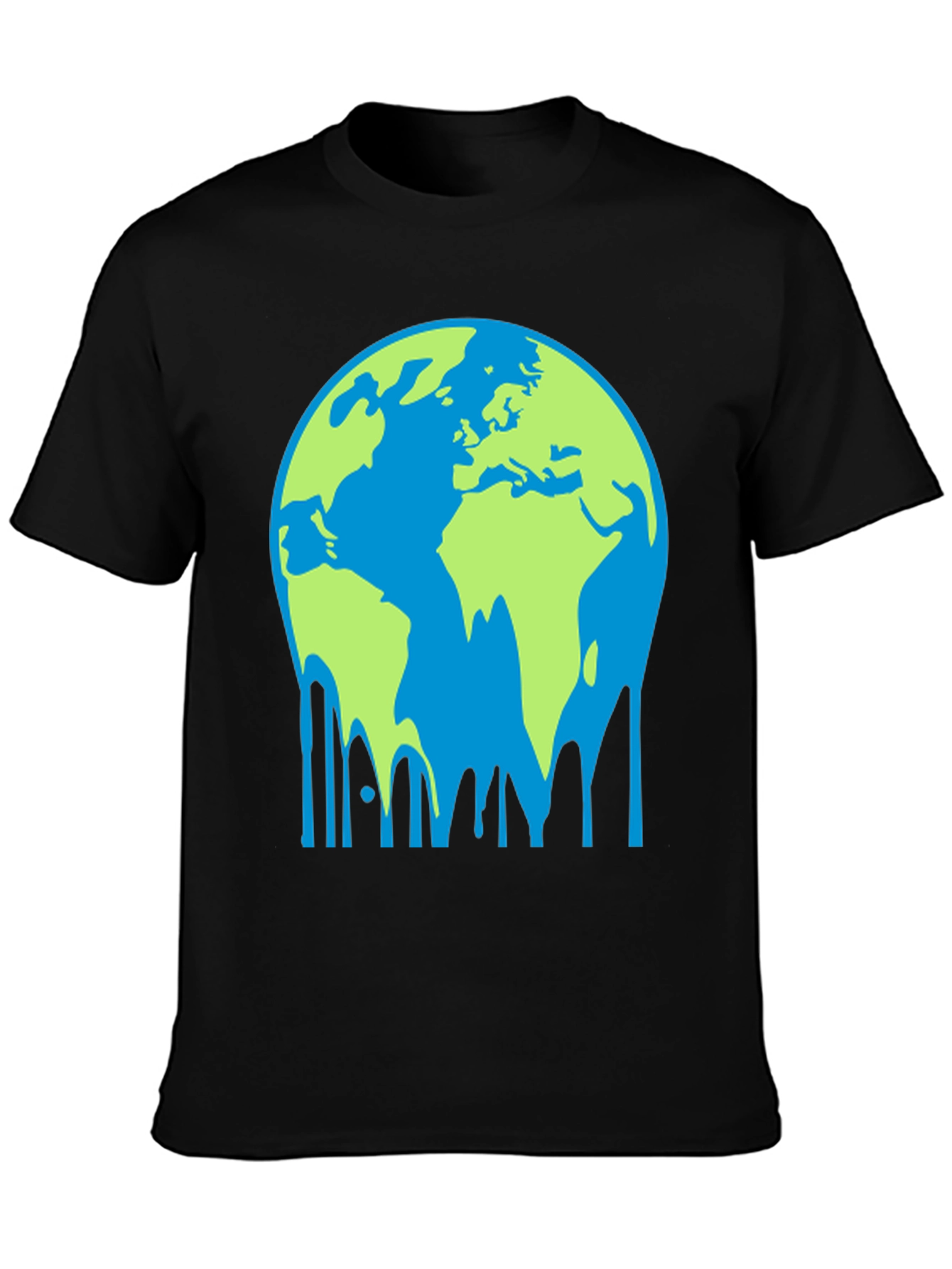 Melting Earth Graphic Tee - Global Warming Awareness
