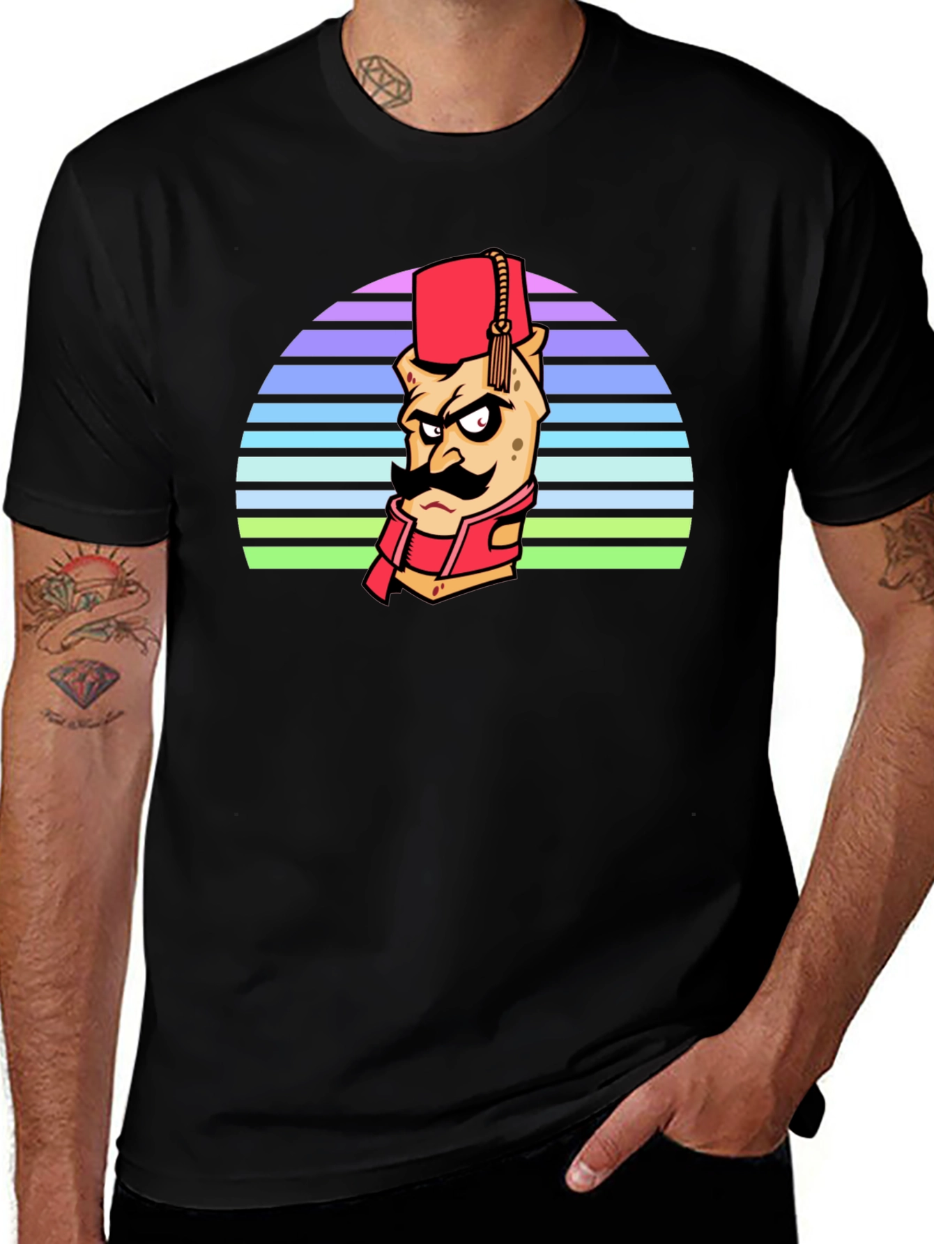 Retro Burrito T-Shirt - Unique Graphic Tee