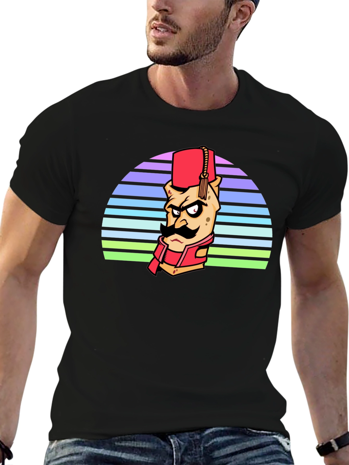 Retro Burrito T-Shirt - Unique Graphic Tee