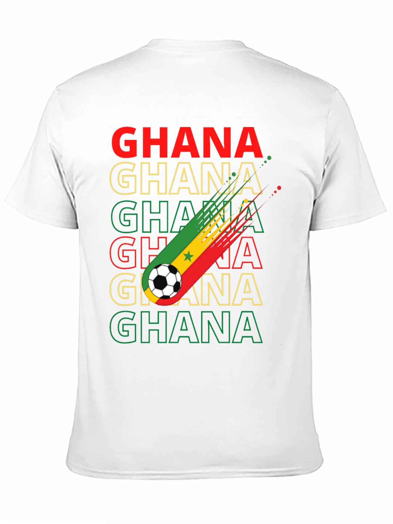 Ghana Soccer T-Shirt - Black Stars Pride