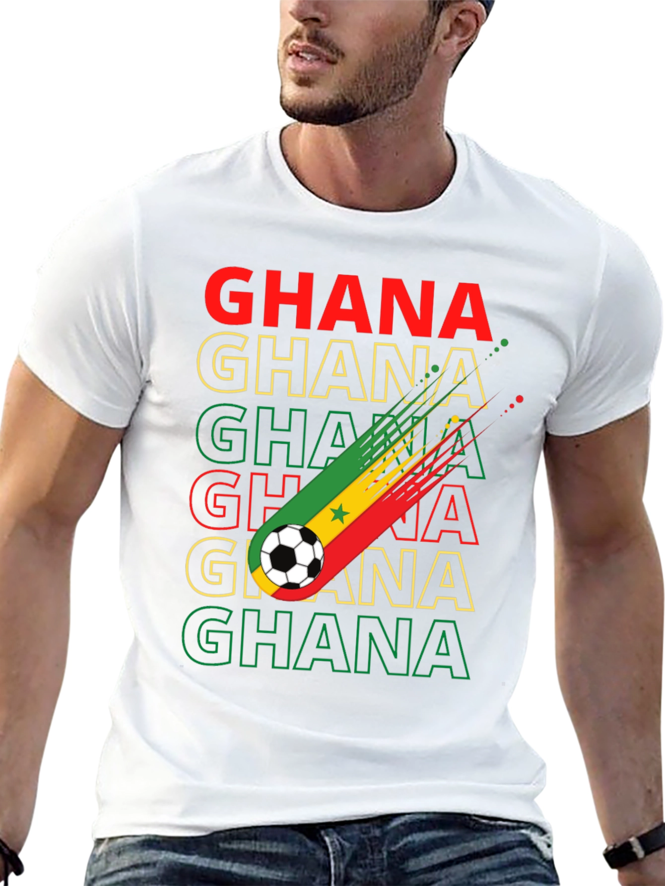 Ghana Soccer T-Shirt - Black Stars Pride