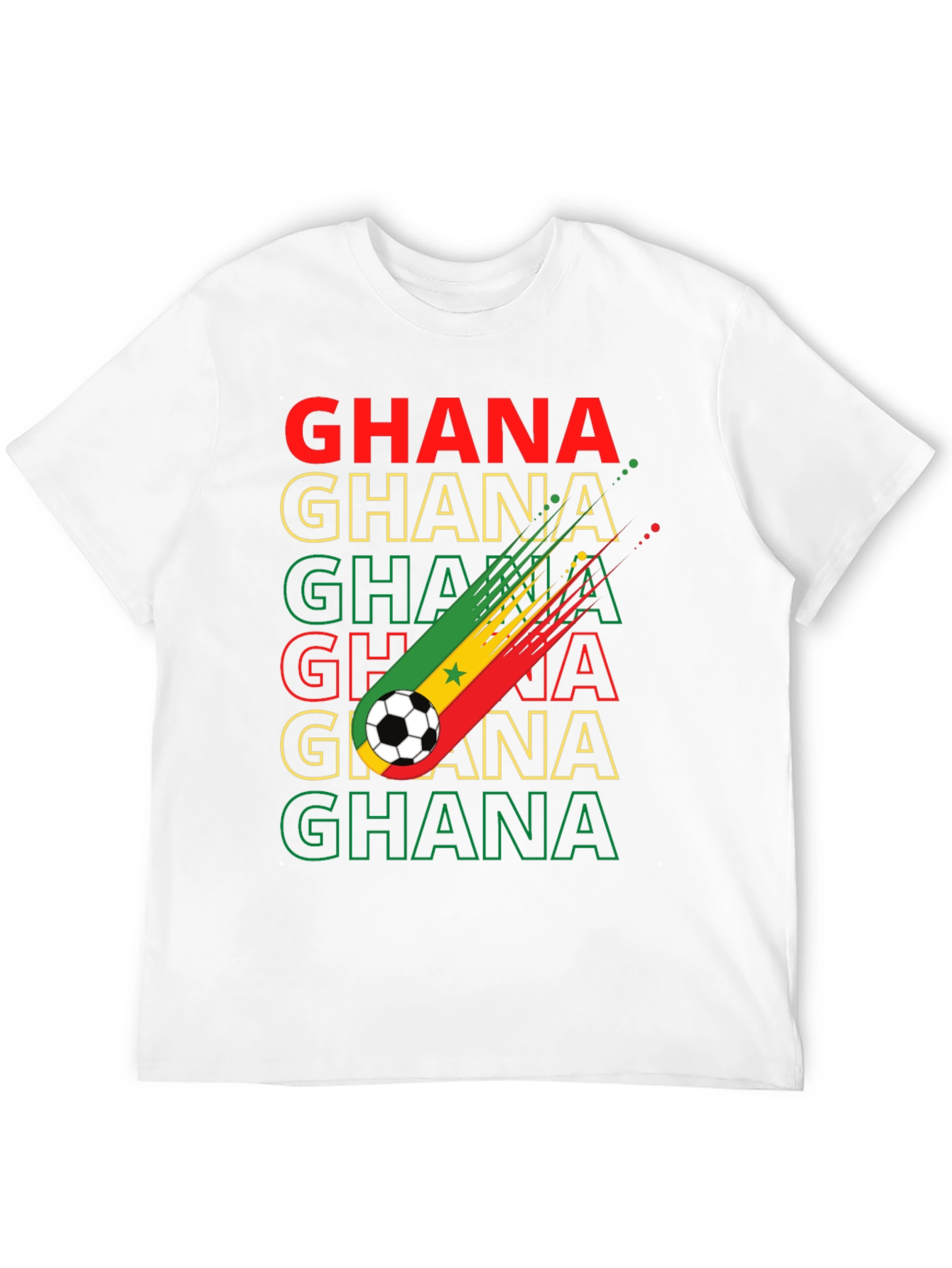 Ghana Soccer T-Shirt - Black Stars Pride