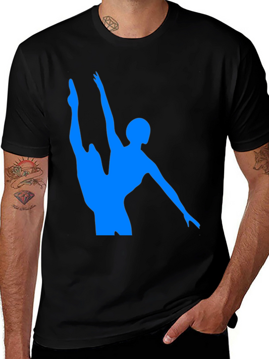 Ballet Dancer Graphic Tee - Stylish Black T-Shirt