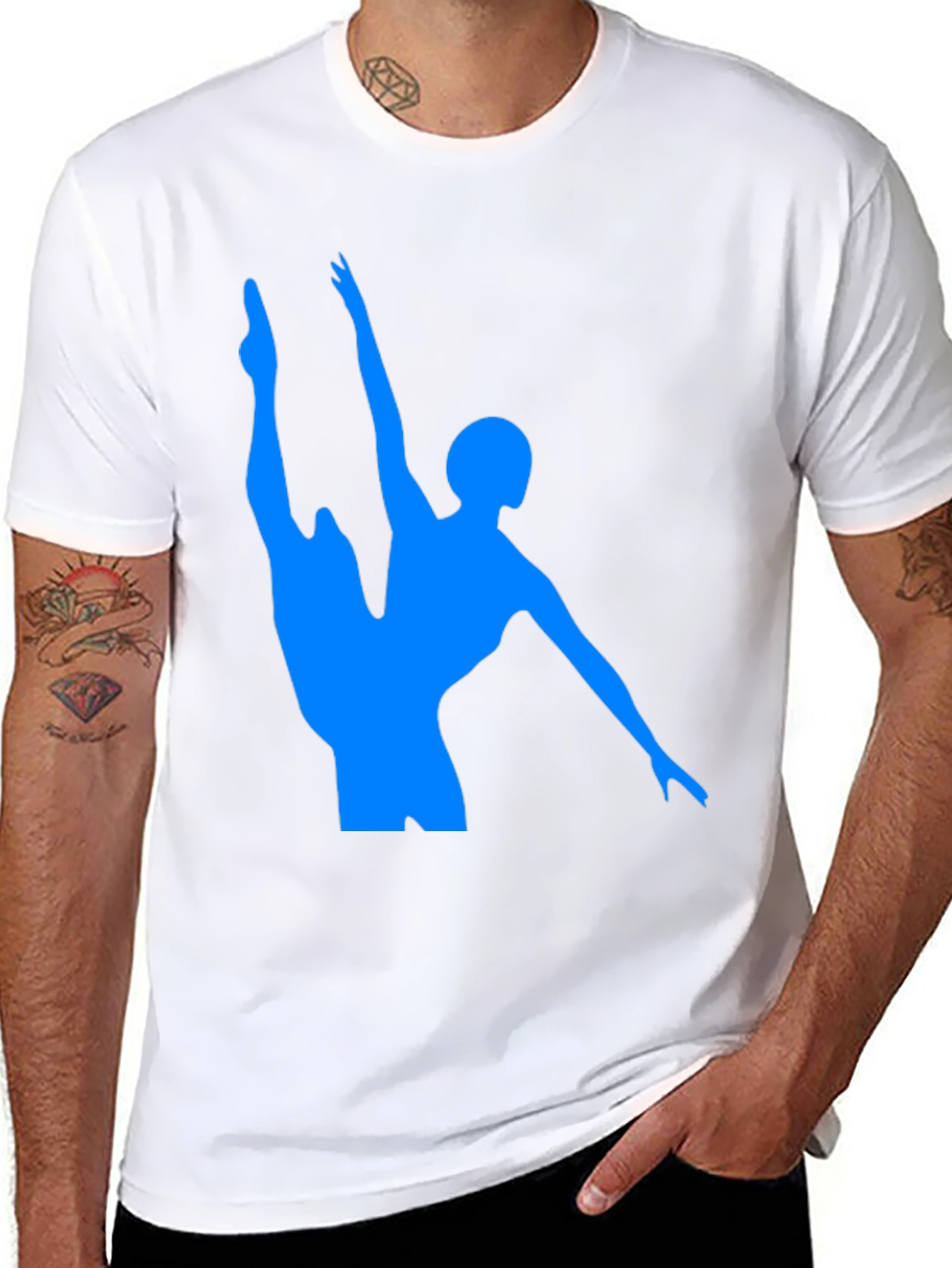 Ballet Dancer Graphic Tee - Stylish Black T-Shirt