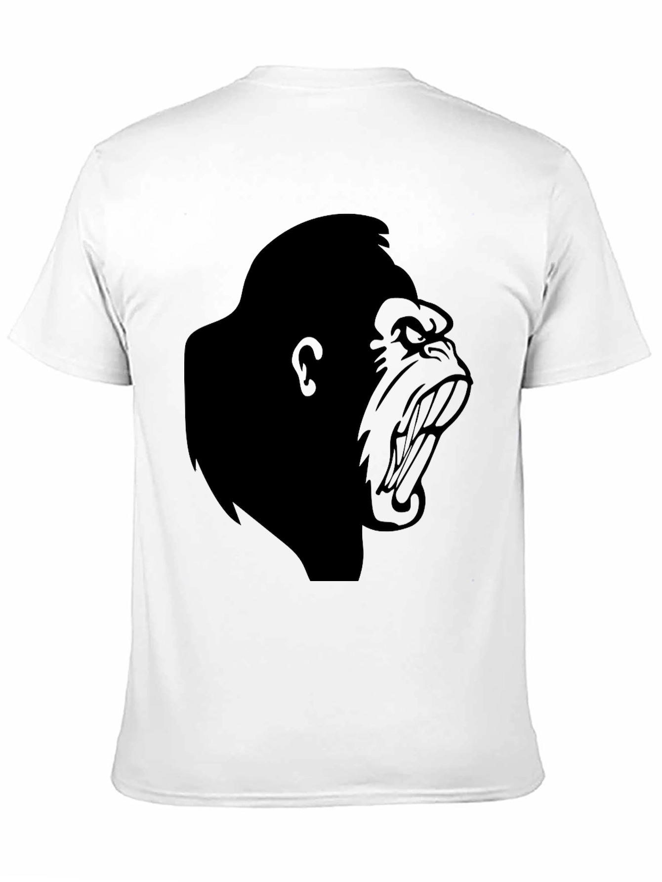 Angry Gorilla Graphic T-Shirt - Black