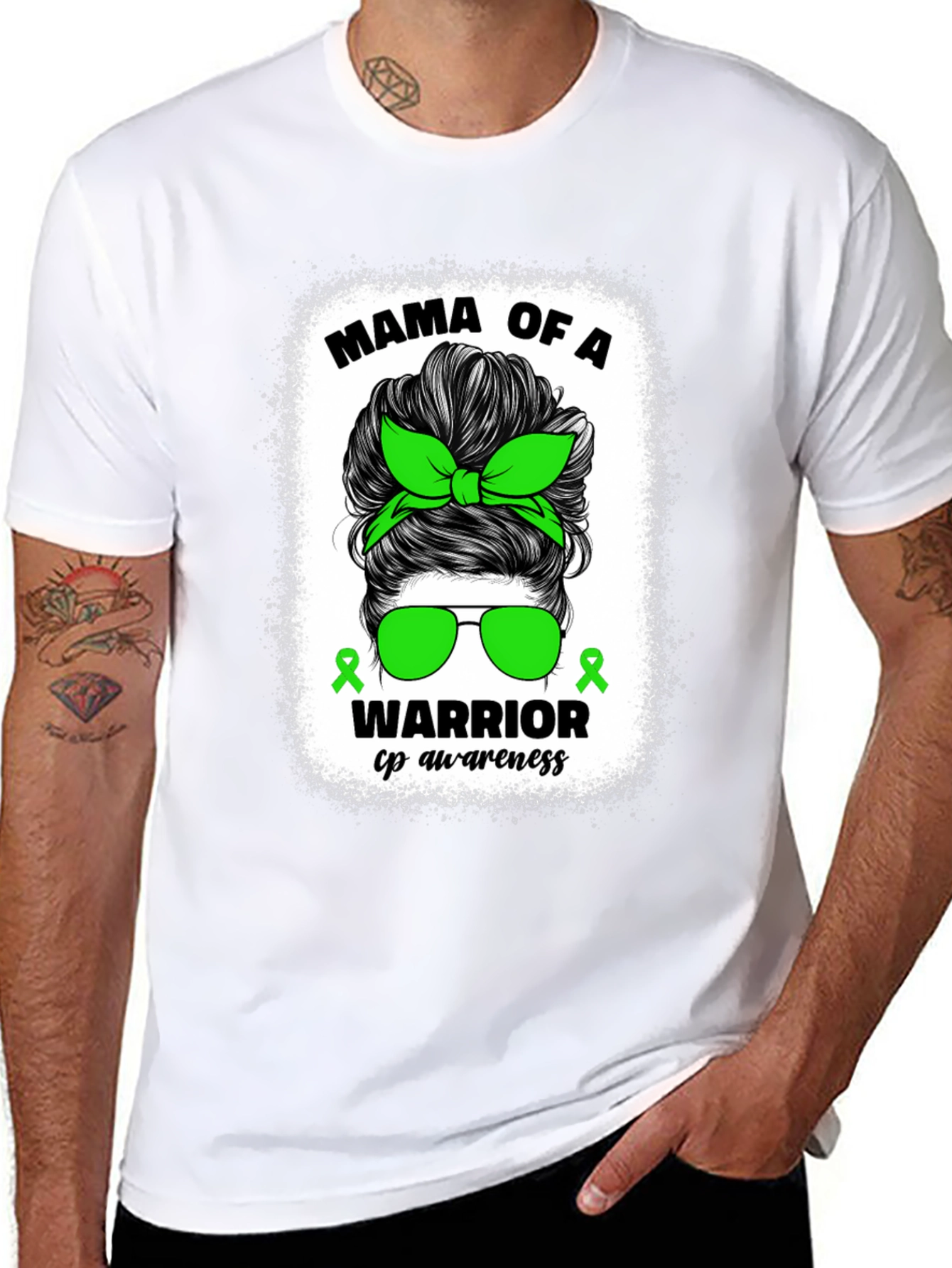 Mama of a Warrior CP Awareness T-Shirt