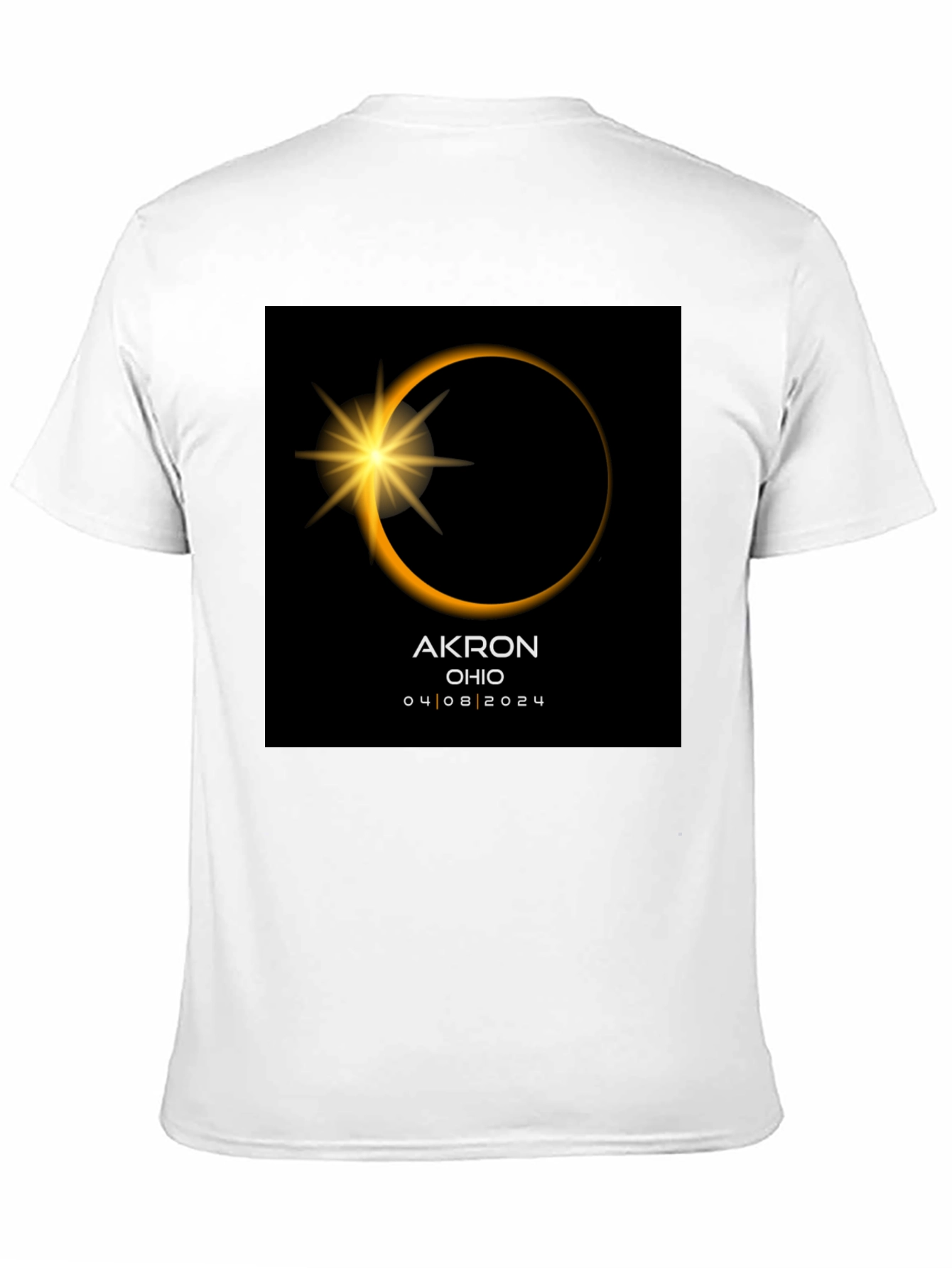 Akron Ohio Eclipse T-Shirt - April 8 2024