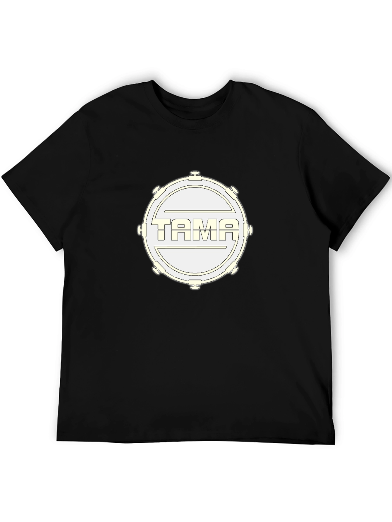 Tama Drum Kit Logo Black T-Shirt