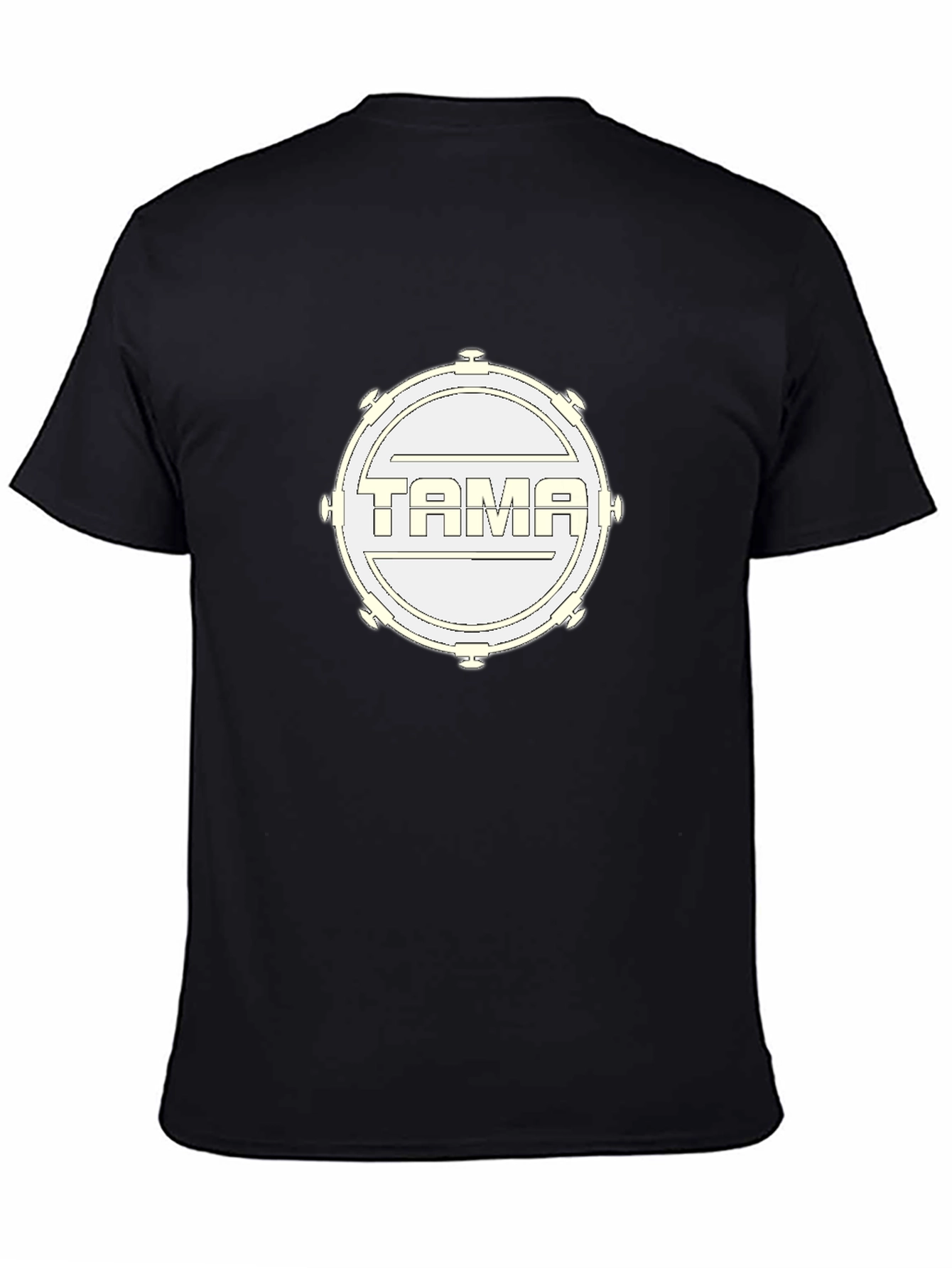 Tama Drum Kit Logo Black T-Shirt