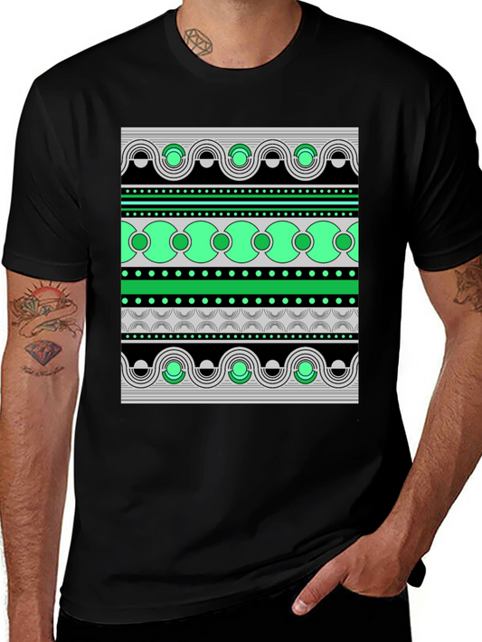 Abstract Pattern Graphic Print Tee