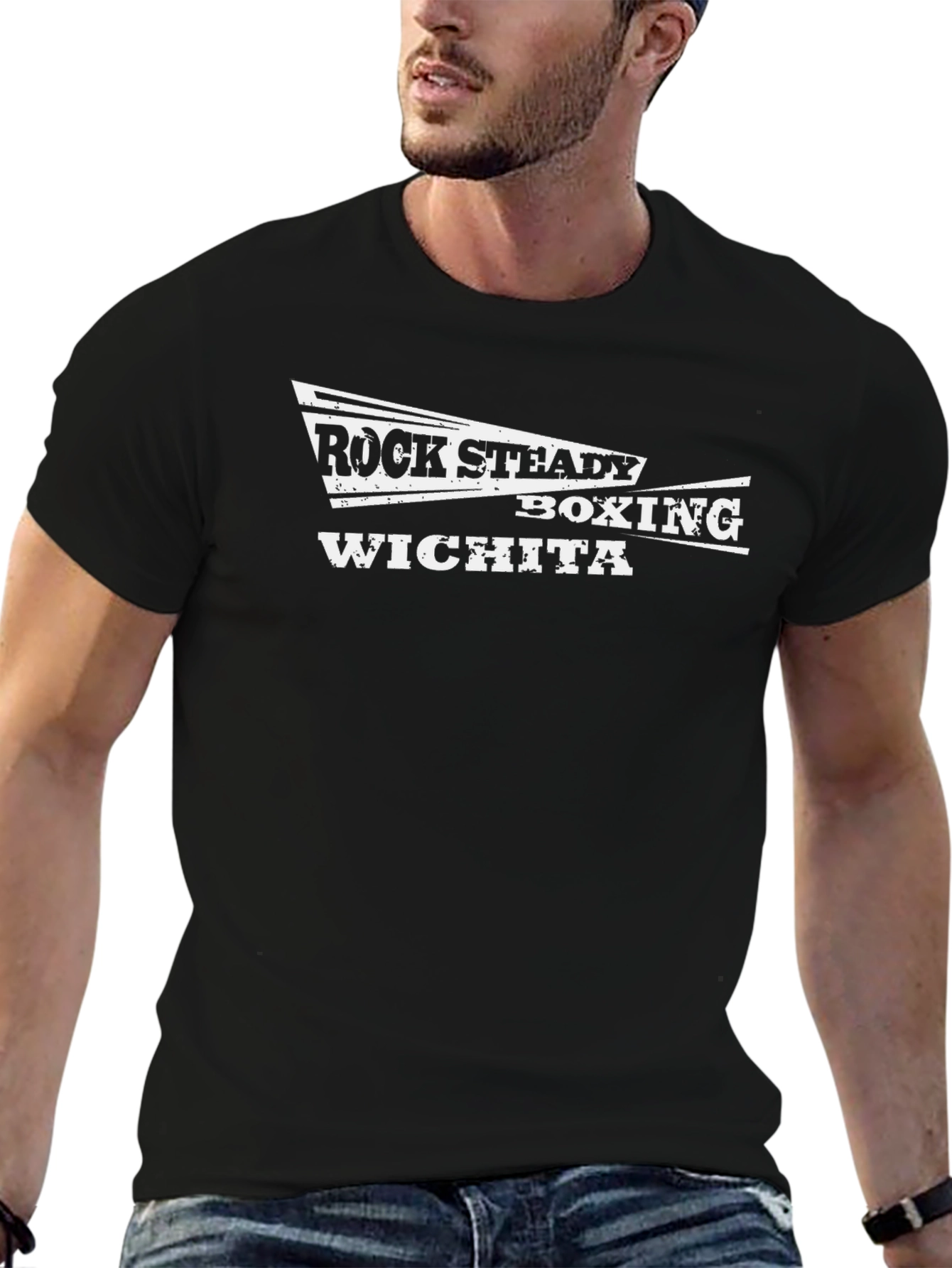 Rock Steady Boxing Wichita Black T-Shirt