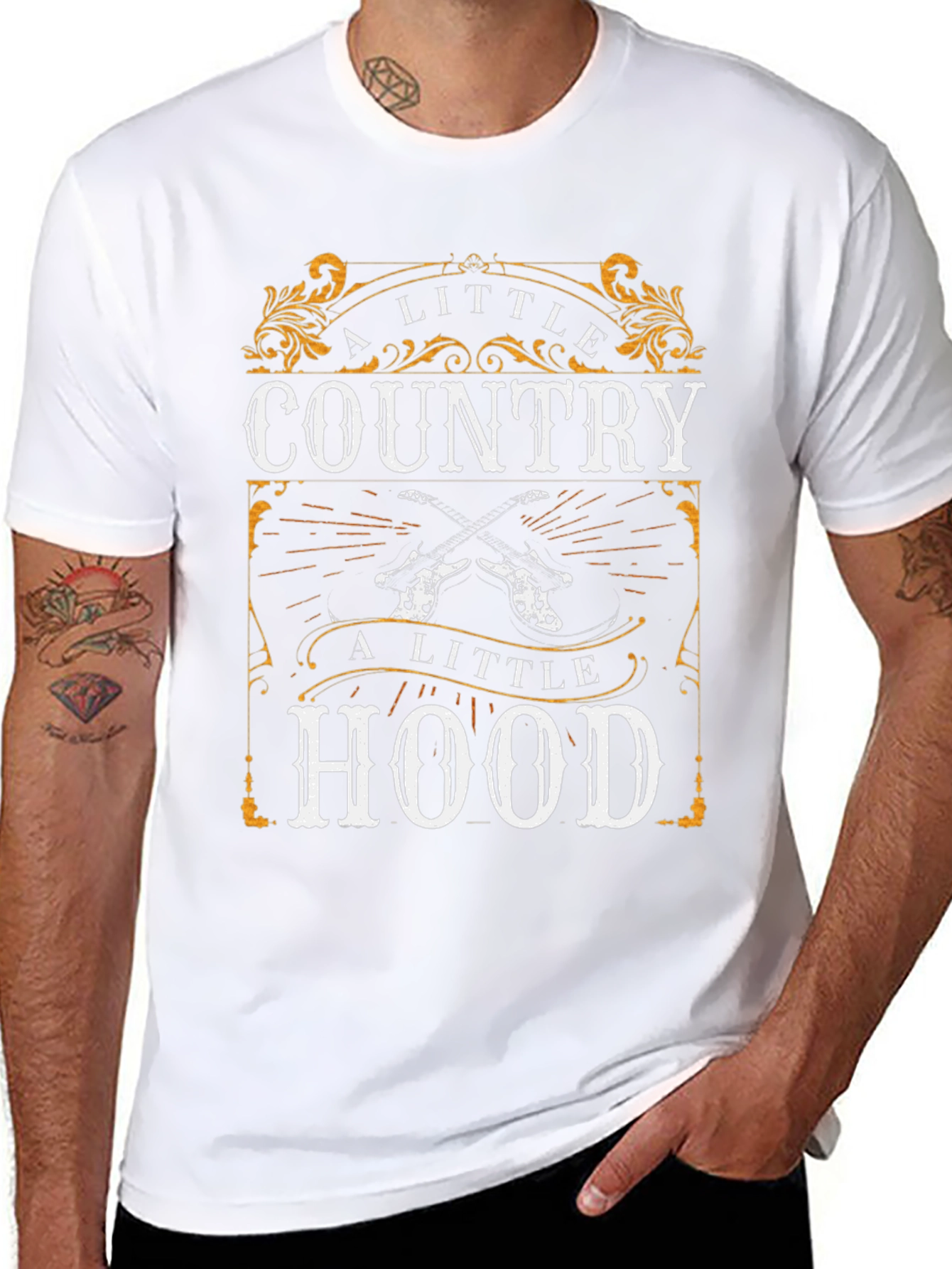 A Little Country A Little Hood Graphic T-Shirt