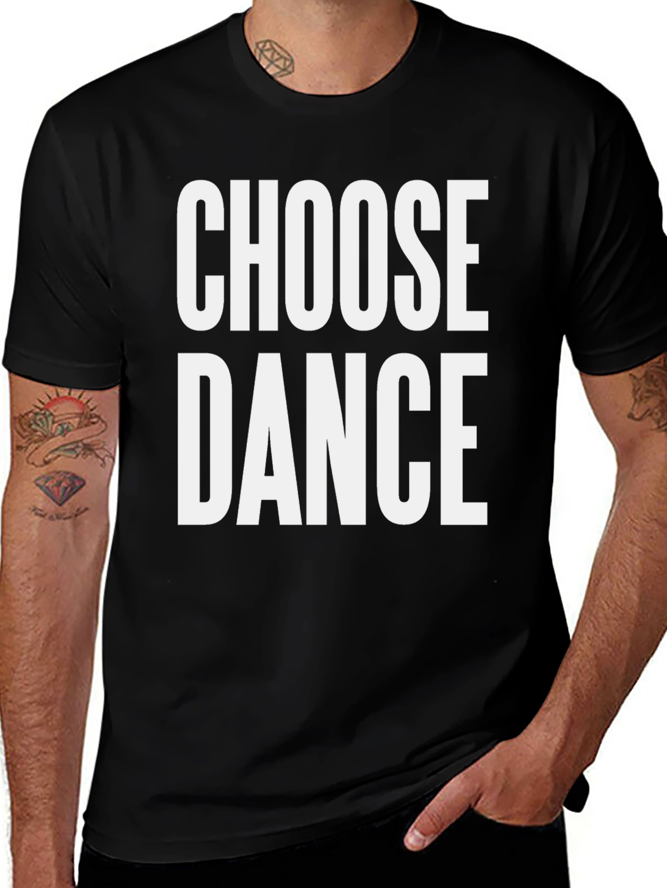 Choose Dance Graphic Tee - Classic Black T-Shirt