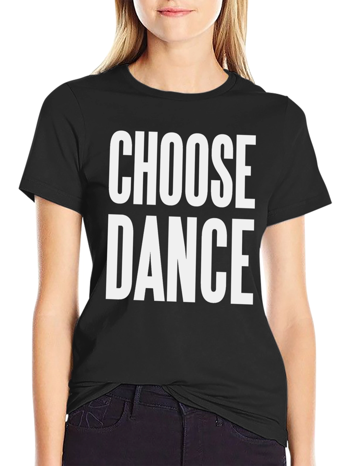 Choose Dance Graphic Tee - Classic Black T-Shirt