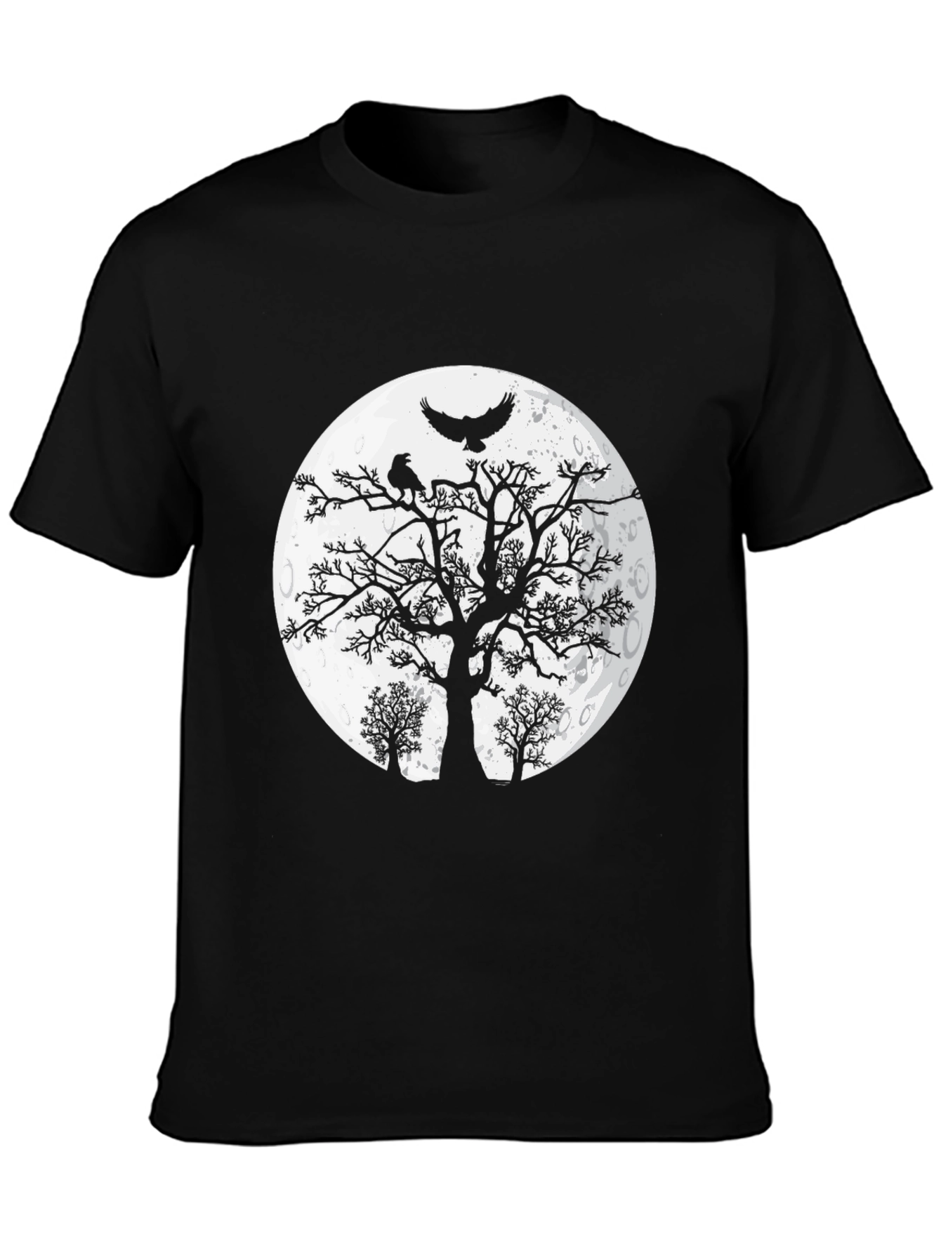Raven Moon T-Shirt - Gothic Graphic Tee