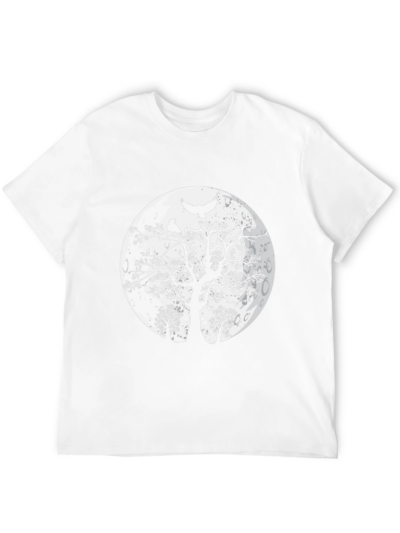 Raven Moon T-Shirt - Gothic Graphic Tee