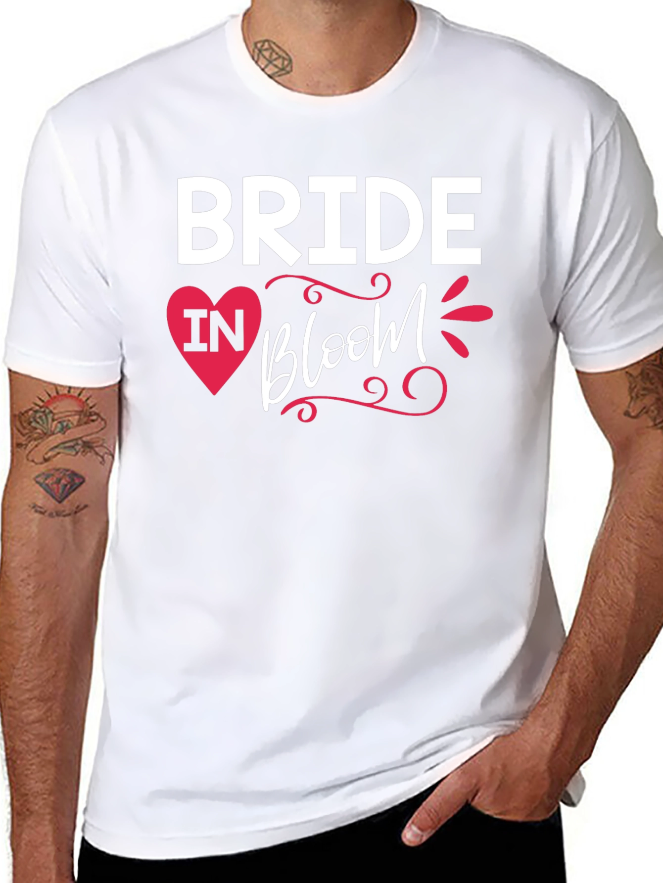 Bride In Bloom T-Shirt - Wedding Party Tee