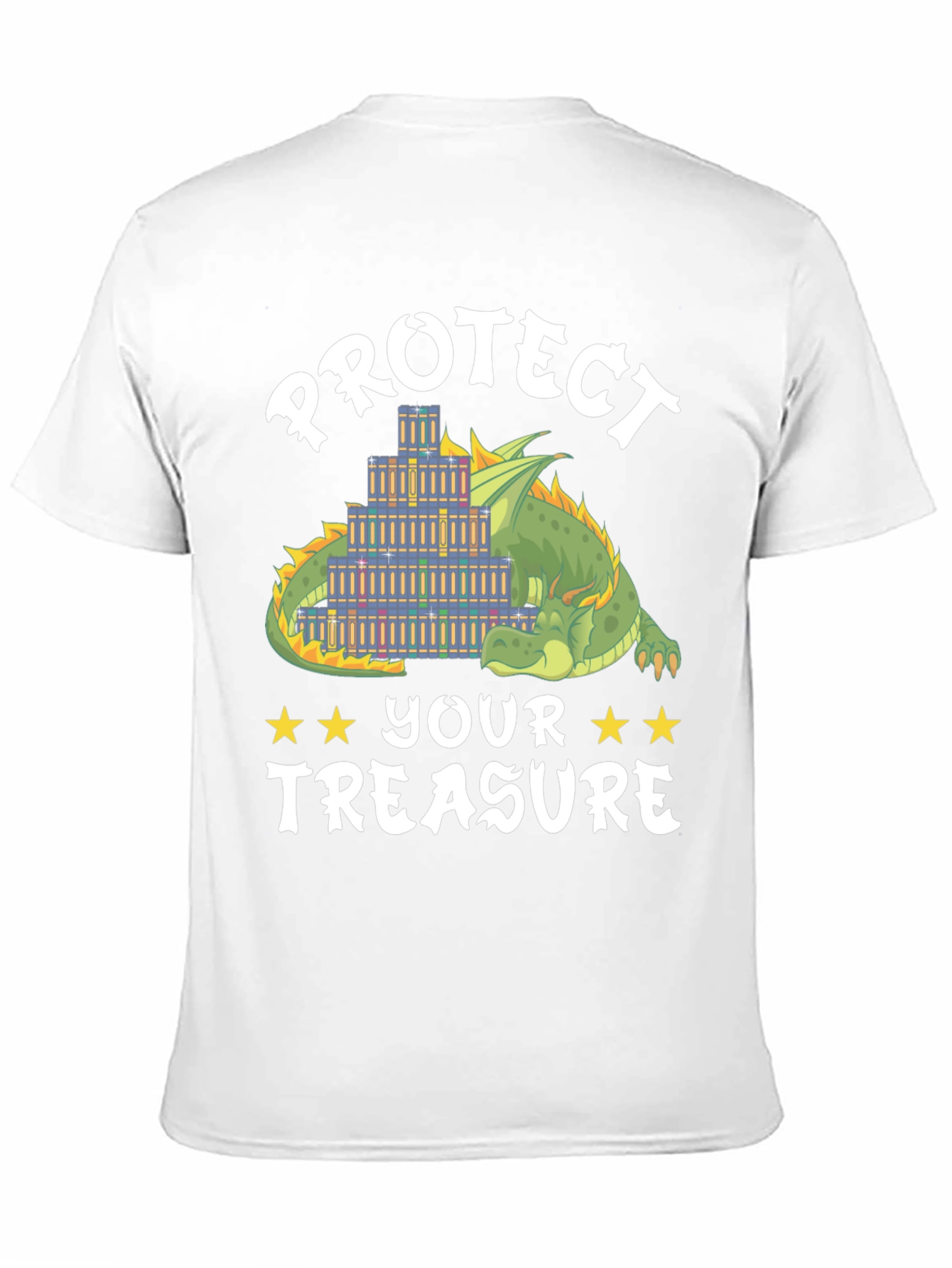 Protect Your Treasure Dragon Book Lover T-Shirt