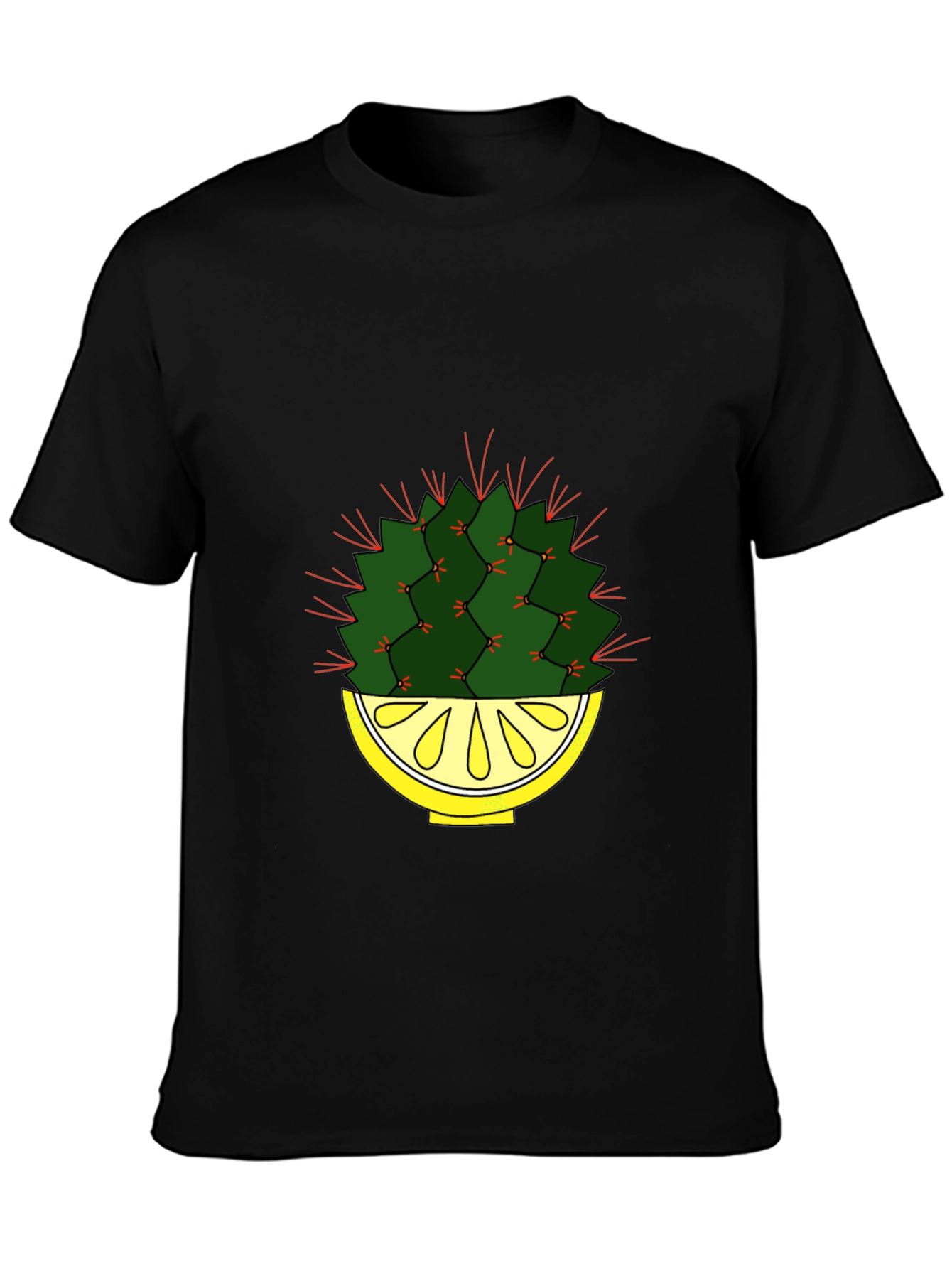 Cactus In Lemon Bowl Graphic Tee
