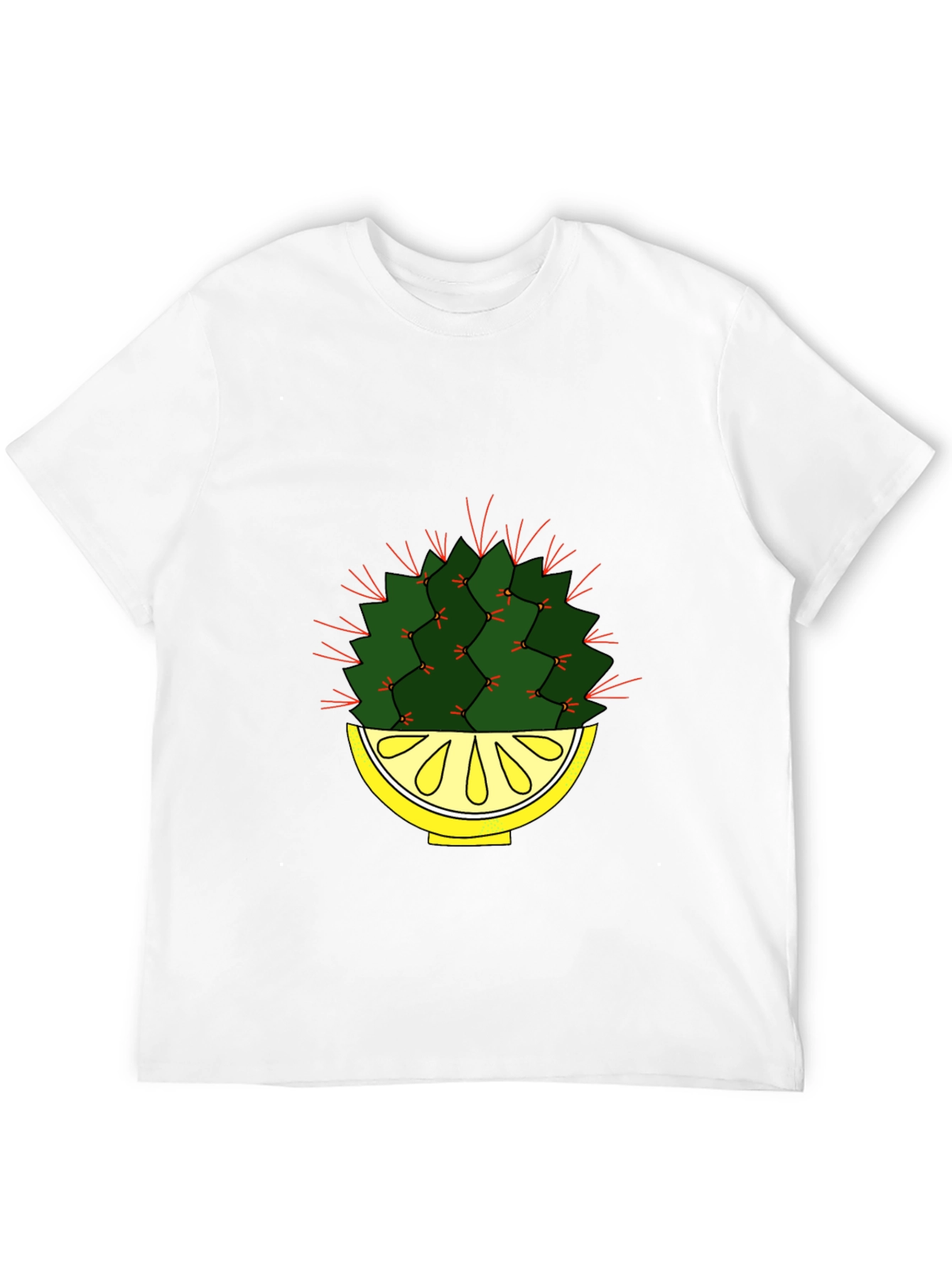 Cactus In Lemon Bowl Graphic Tee