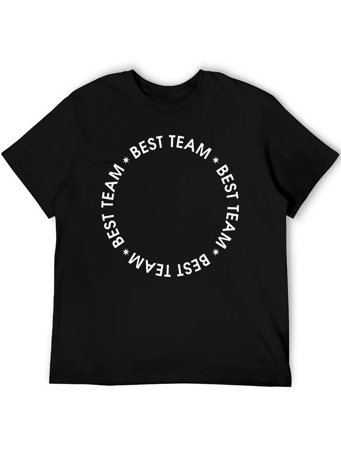 Best Team Circle Graphic Tee