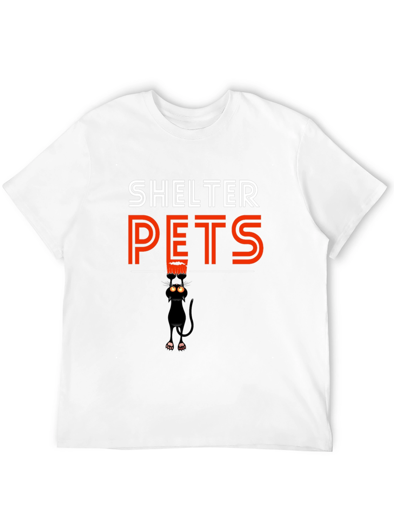 Shelter Pets Black Cat Graphic Tee