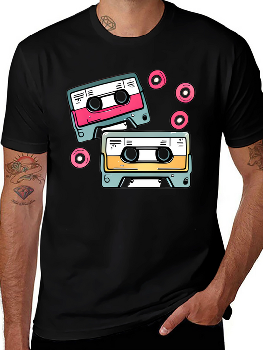 Retro Cassette T-Shirt - Vintage Style