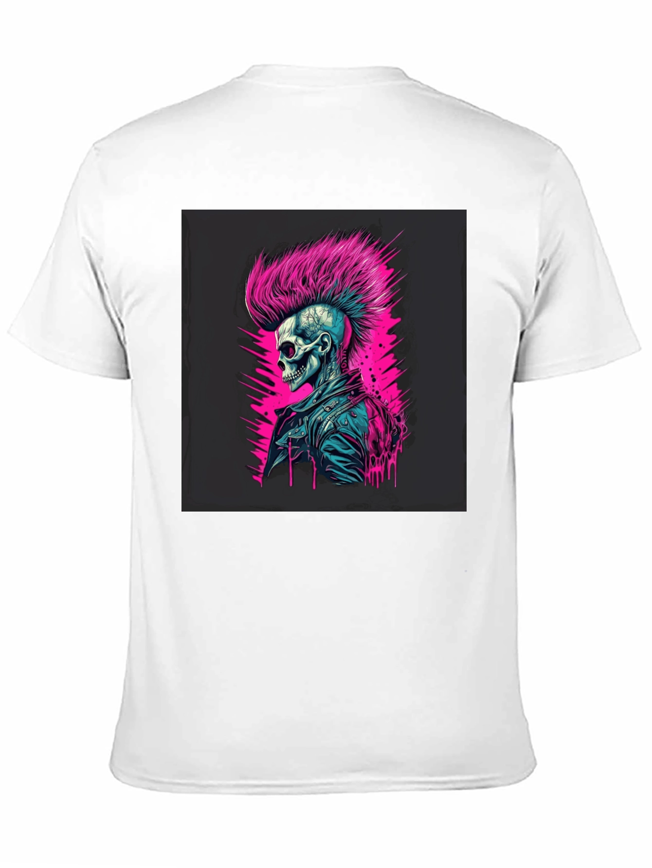 Punk Skull Graphic T-Shirt - Edgy Style