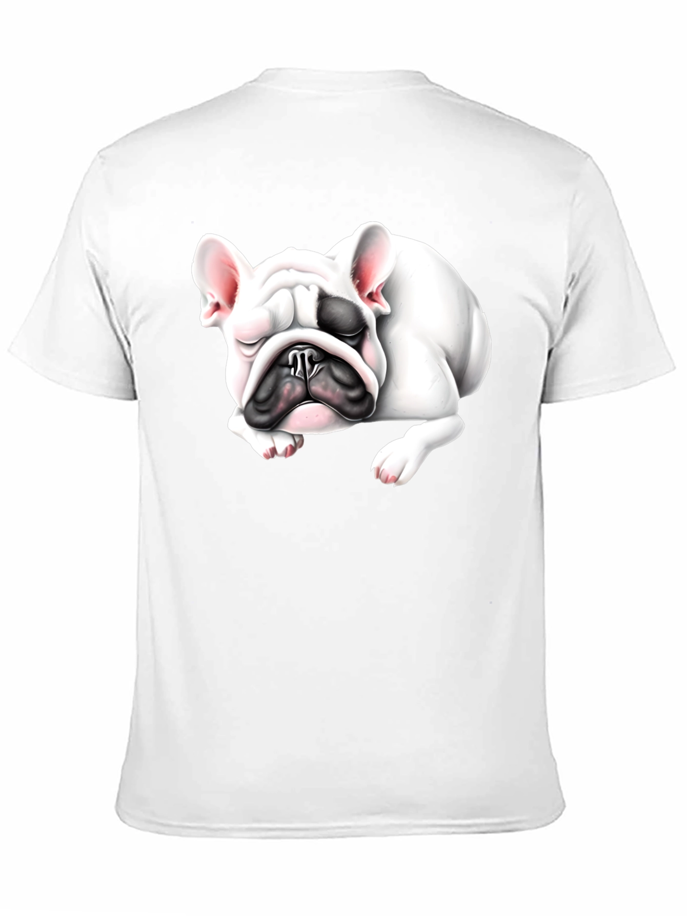 Sleeping Bulldog Graphic Tee - Black Cotton Comfort