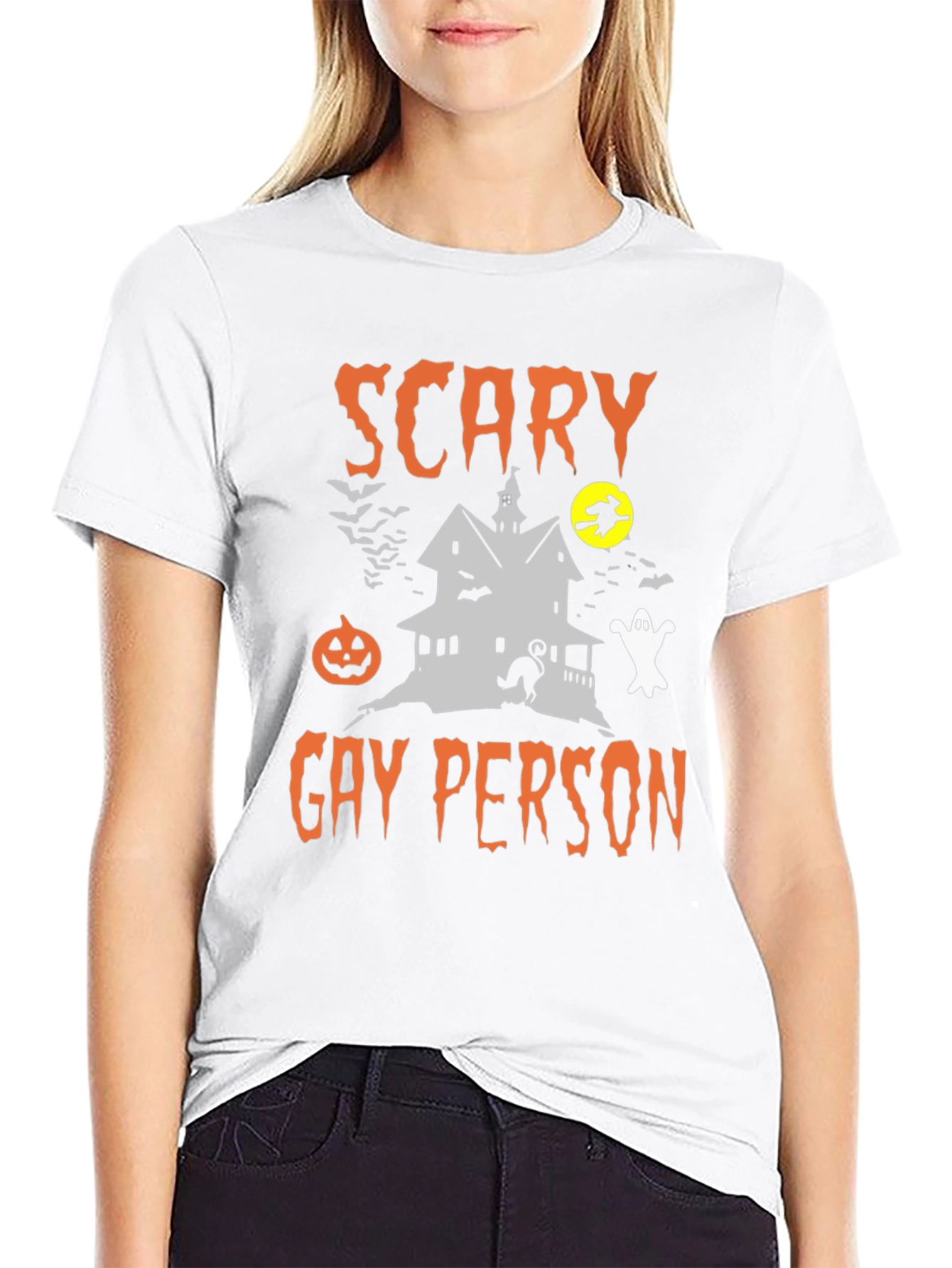 Scary Gay Person Halloween T-Shirt