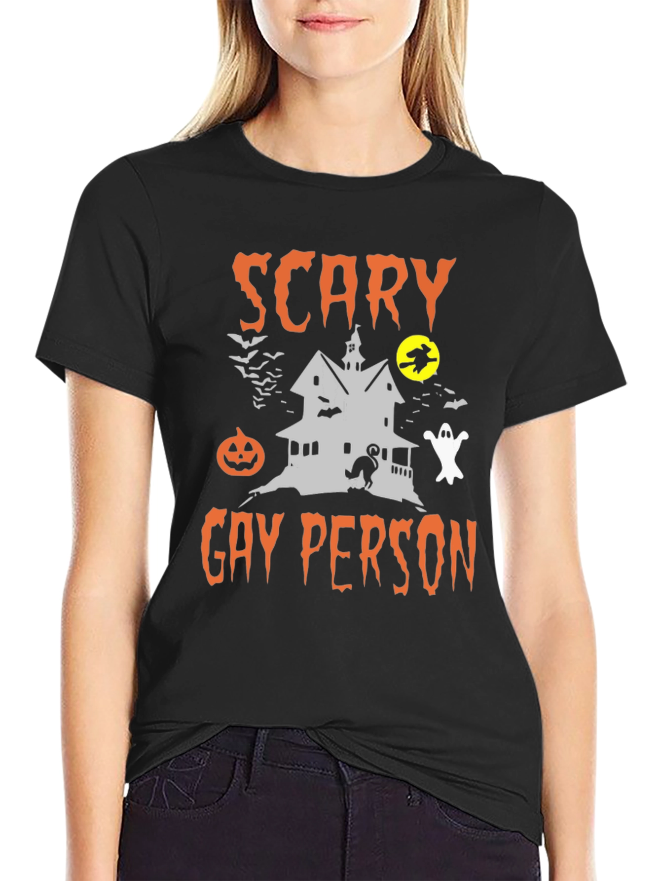 Scary Gay Person Halloween T-Shirt