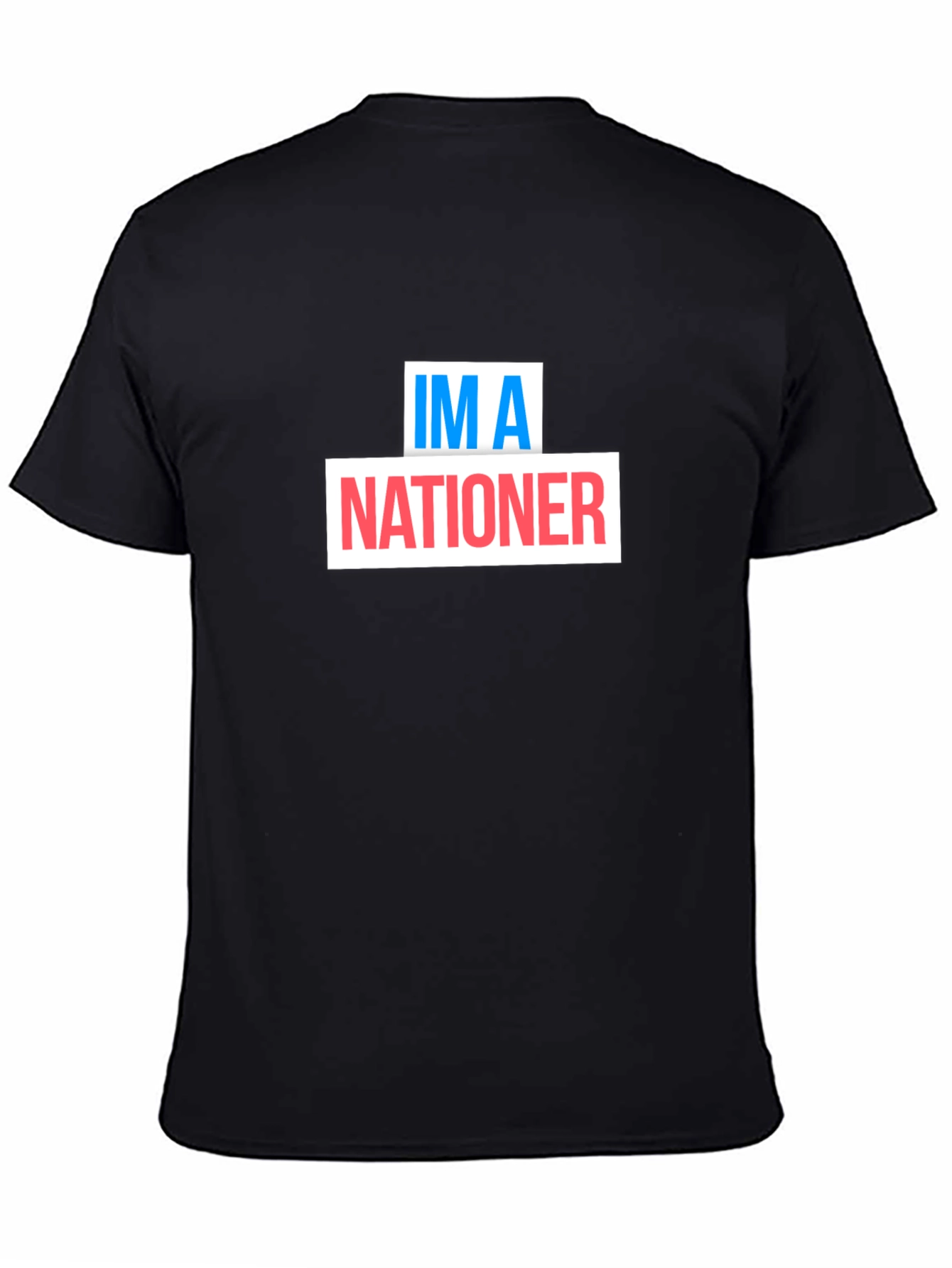 Im A Nationer Graphic Tee - Black