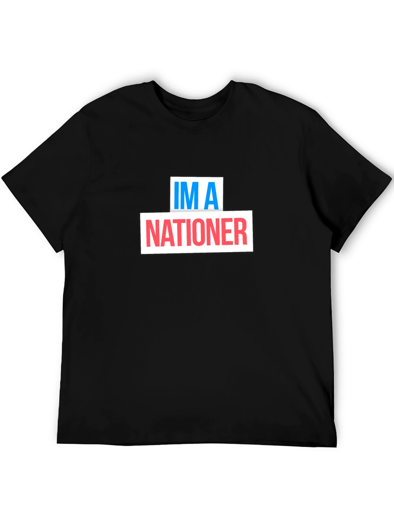 Im A Nationer Graphic Tee - Black