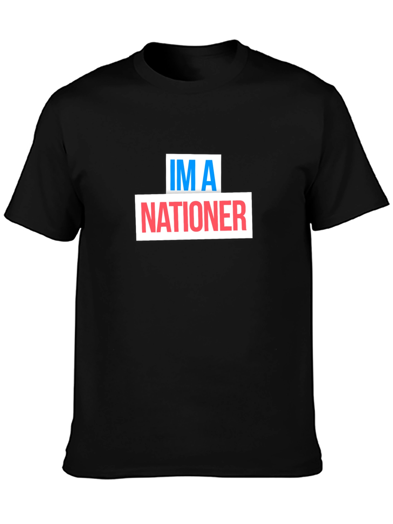 Im A Nationer Graphic Tee - Black
