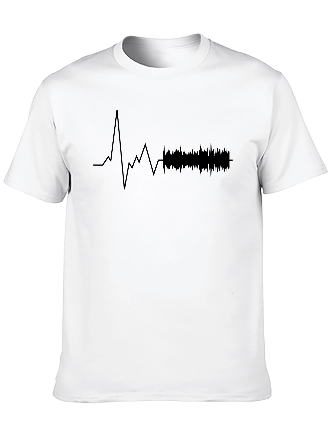 Rhythm Pulse T-Shirt - Graphic Wave Design