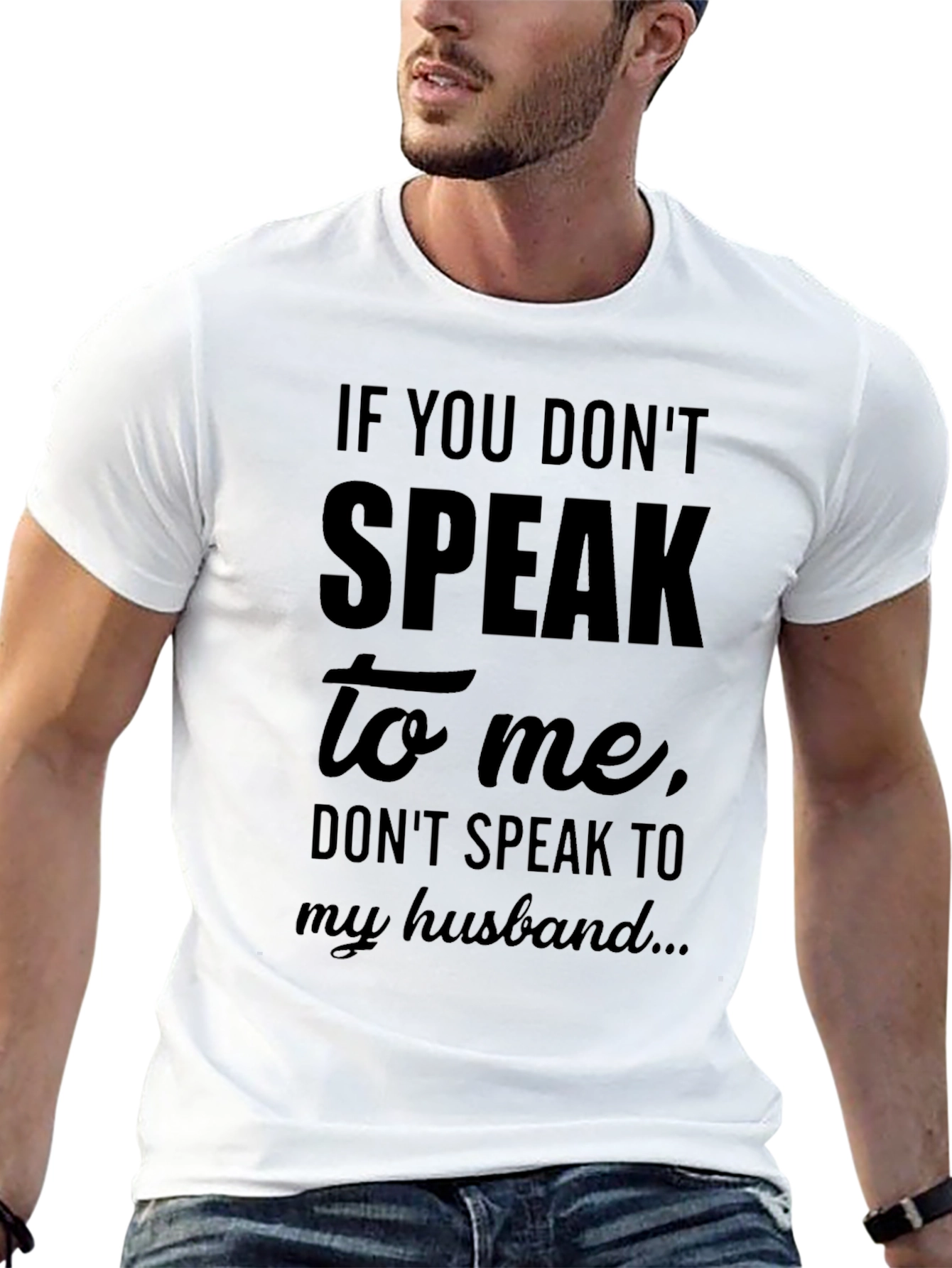 Speak to Me Funny Graphic Tee