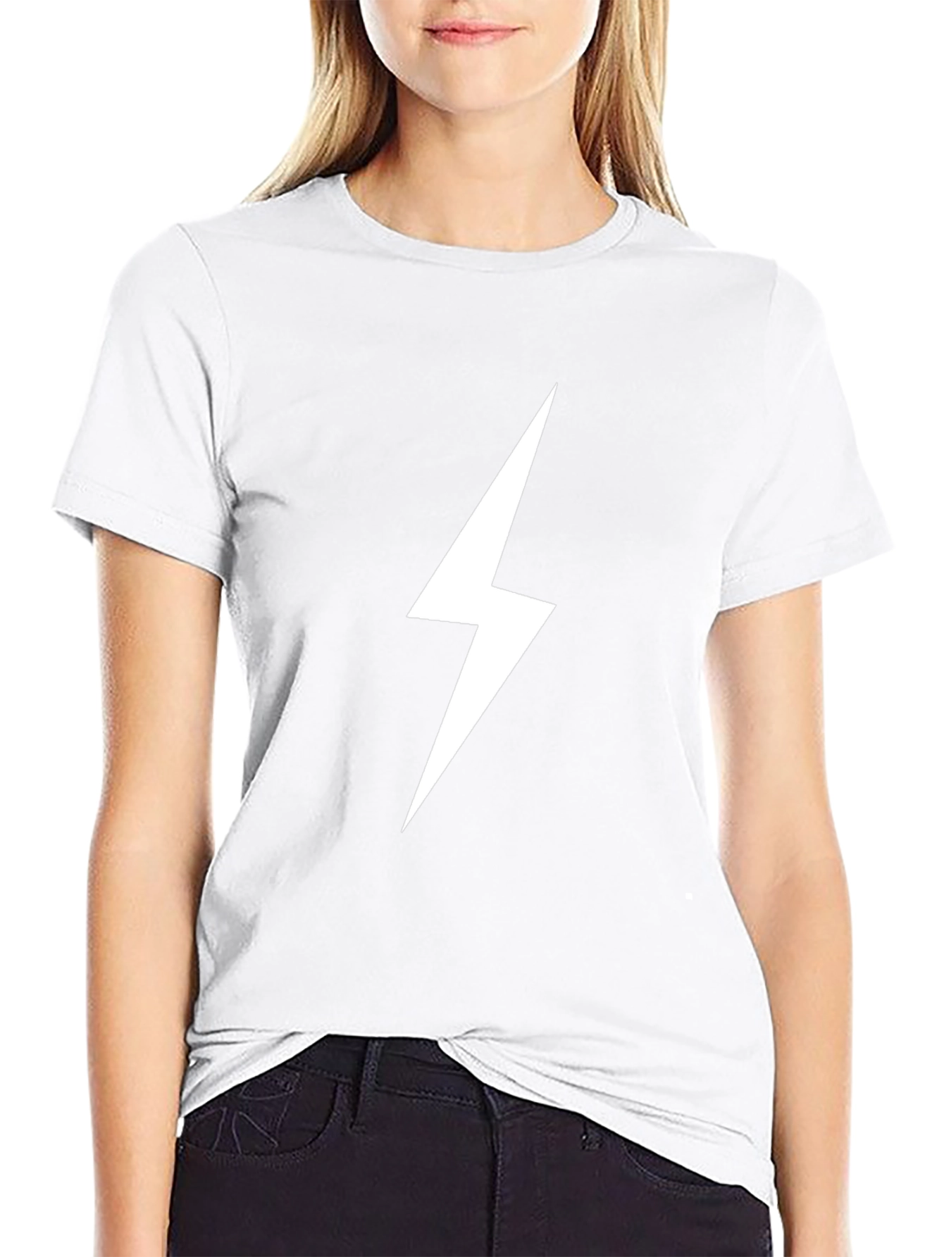 Black Lightning Bolt Tee -⚡Stylish & Casual