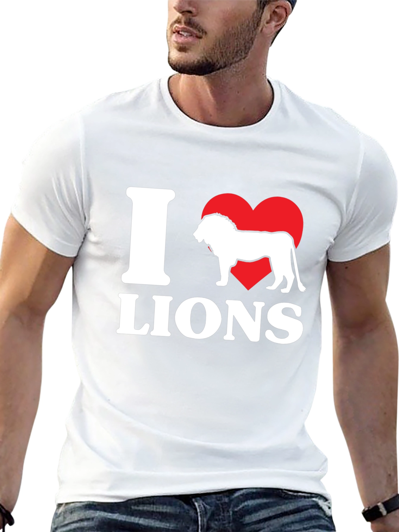 I Love Lions Graphic T-Shirt