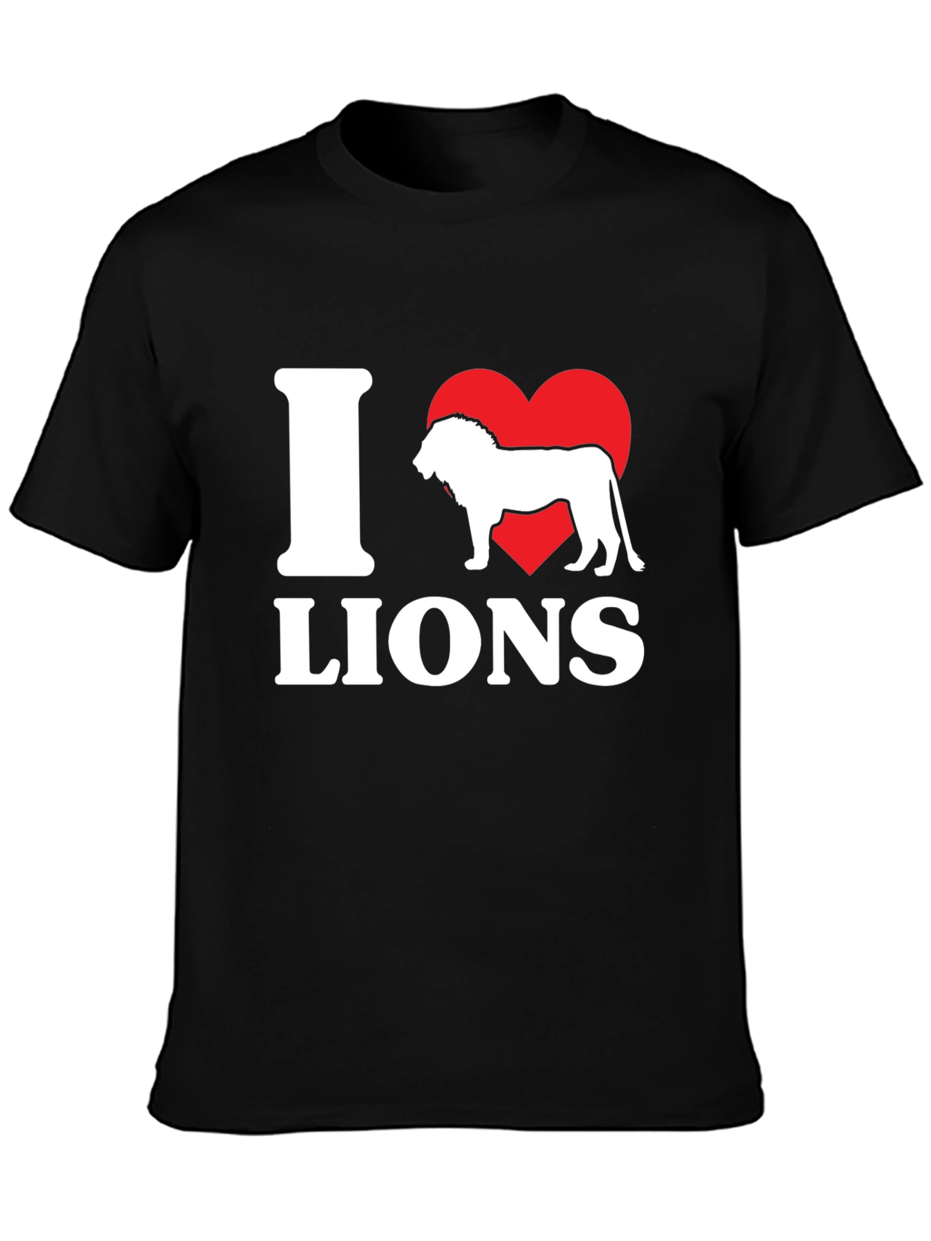 I Love Lions Graphic T-Shirt