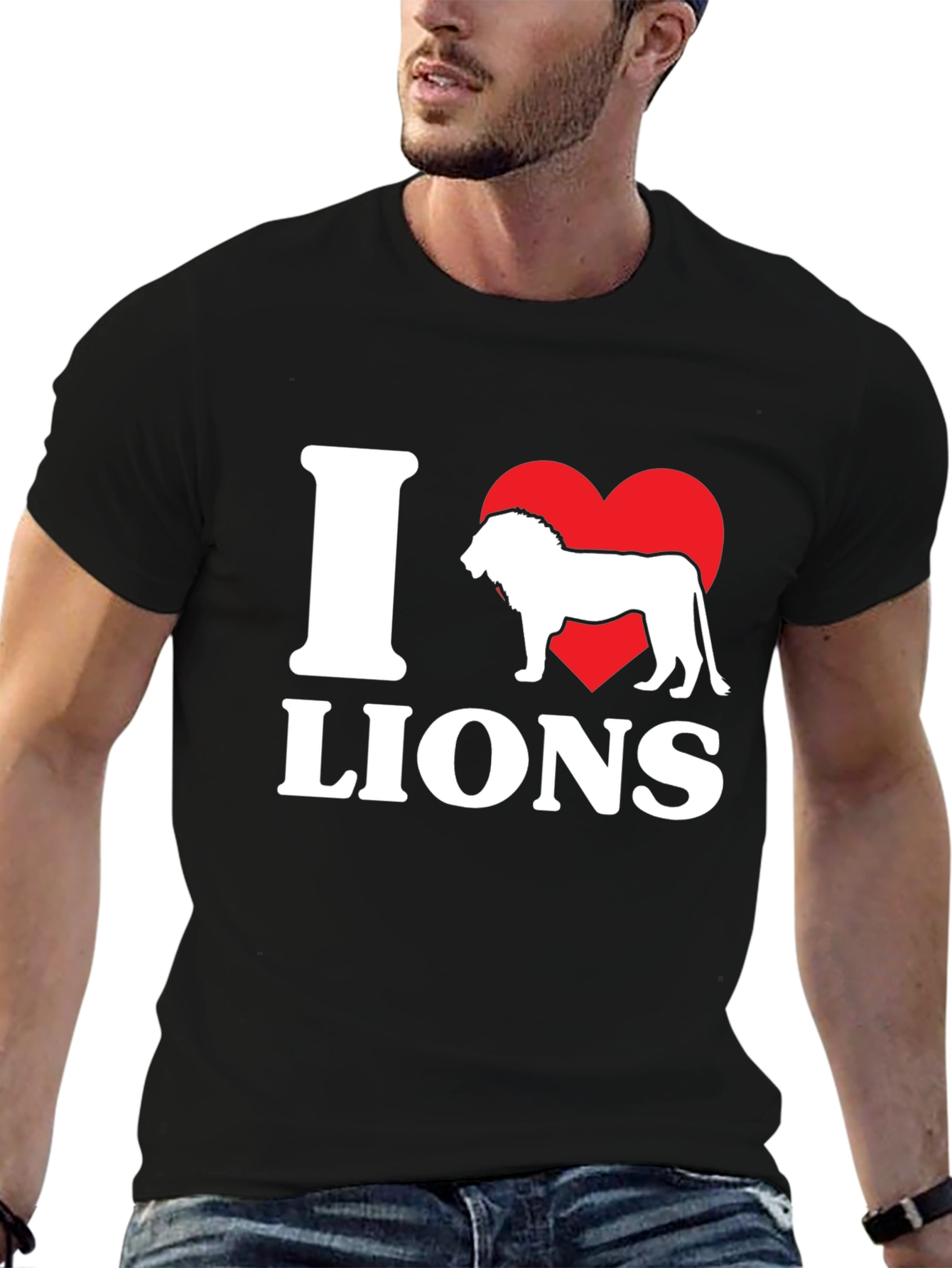 I Love Lions Graphic T-Shirt