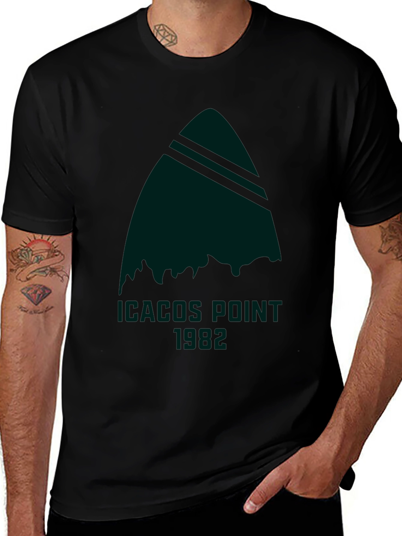 Icarus Point 1982 Graphic T-Shirt