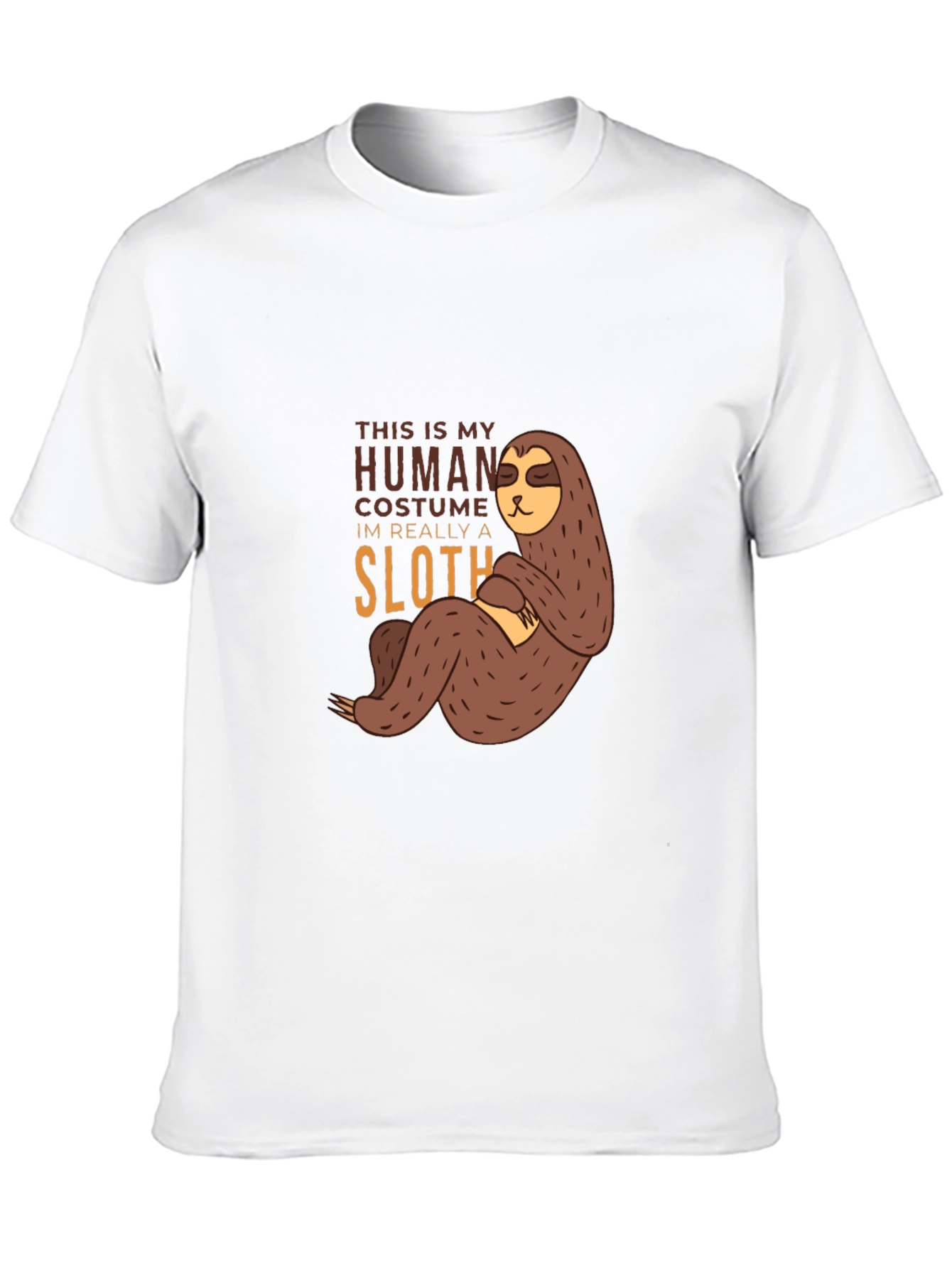 Funny Sloth Human Costume T-Shirt