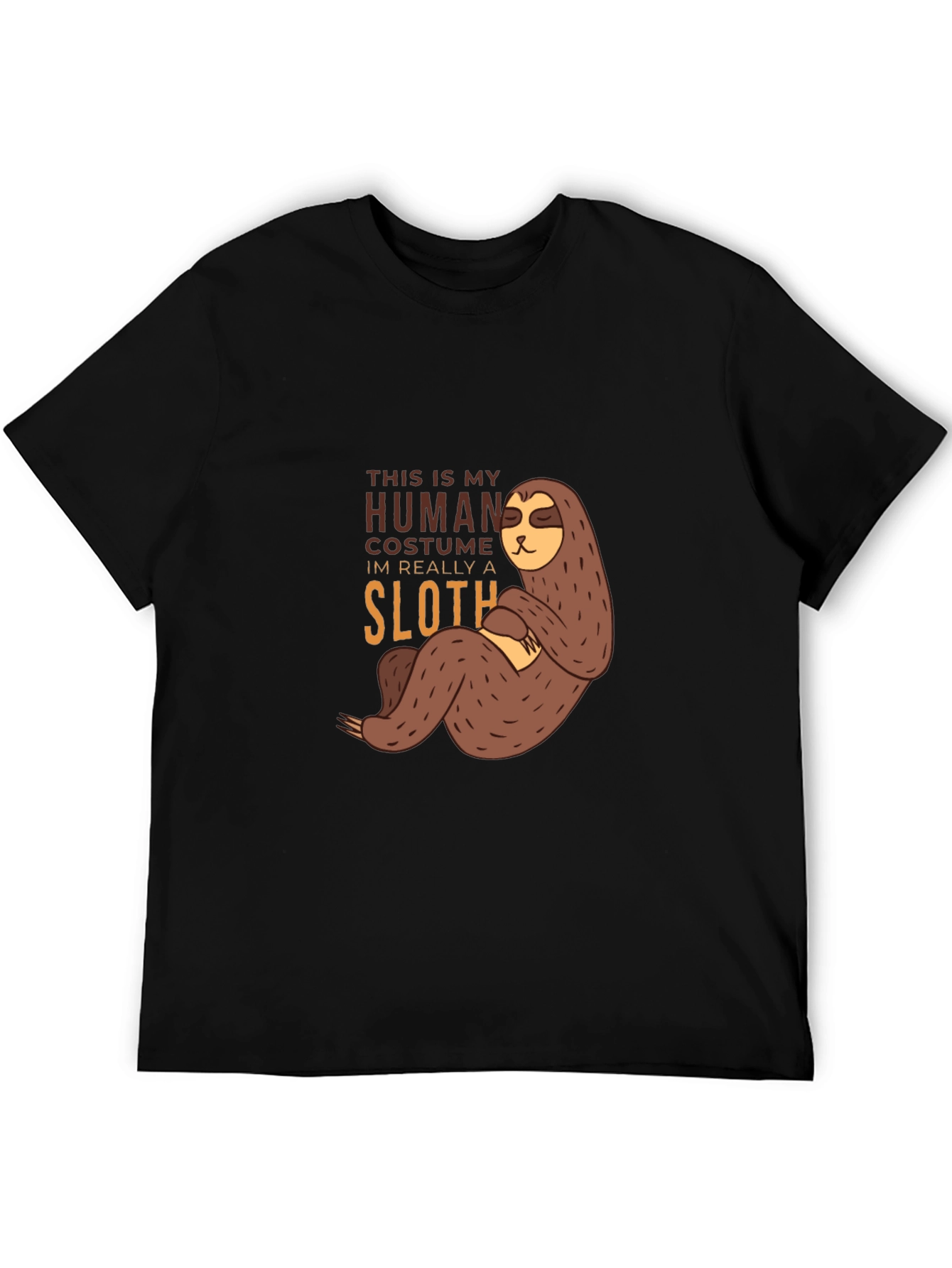 Funny Sloth Human Costume T-Shirt
