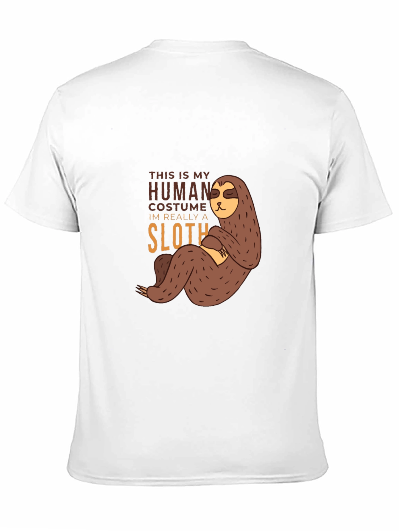 Funny Sloth Human Costume T-Shirt
