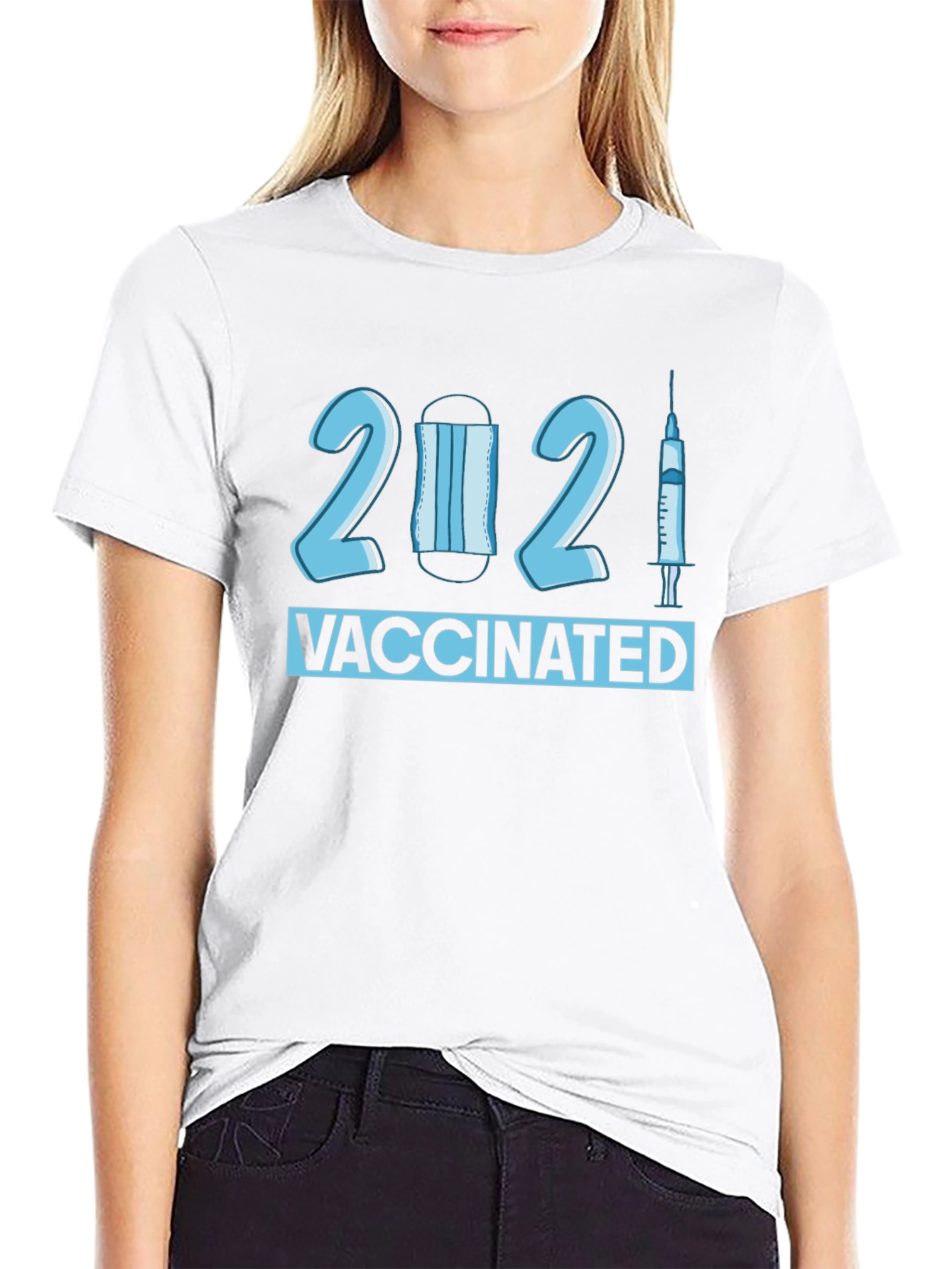 Vaccinated 2021 T-Shirt - Novelty Pandemic Tee