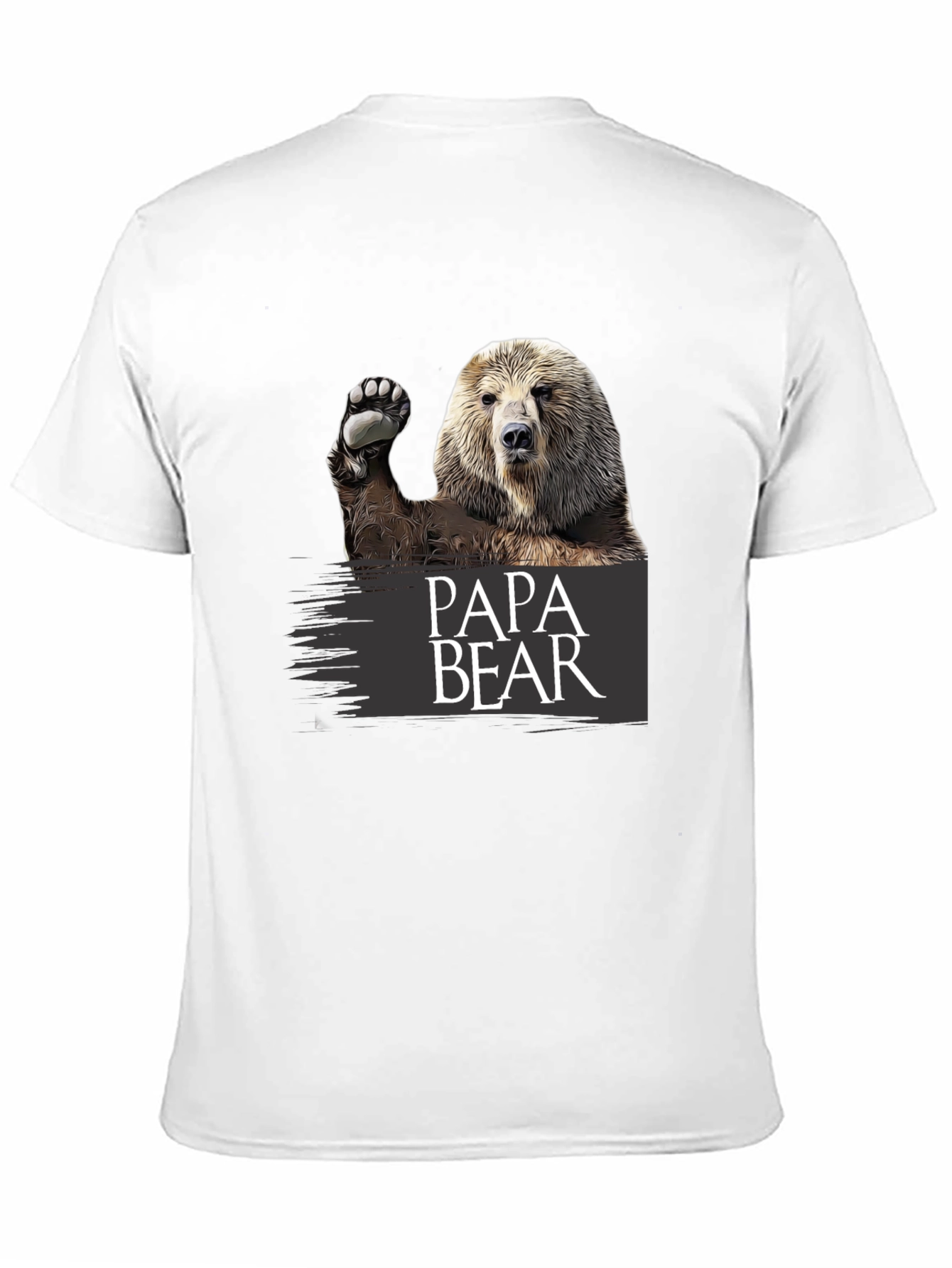 Papa Bear Graphic T-Shirt - Great Gift!