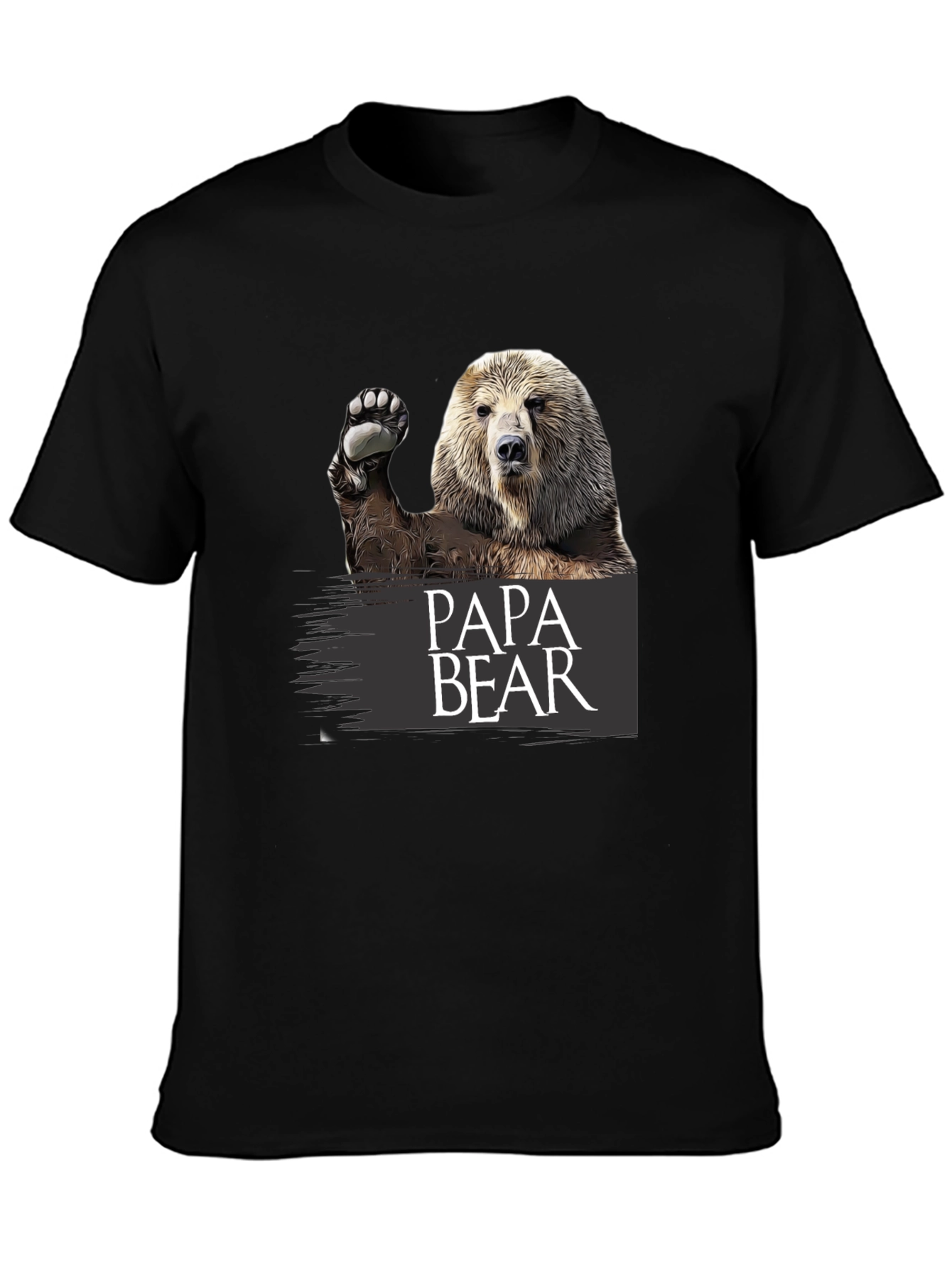 Papa Bear Graphic T-Shirt - Great Gift!