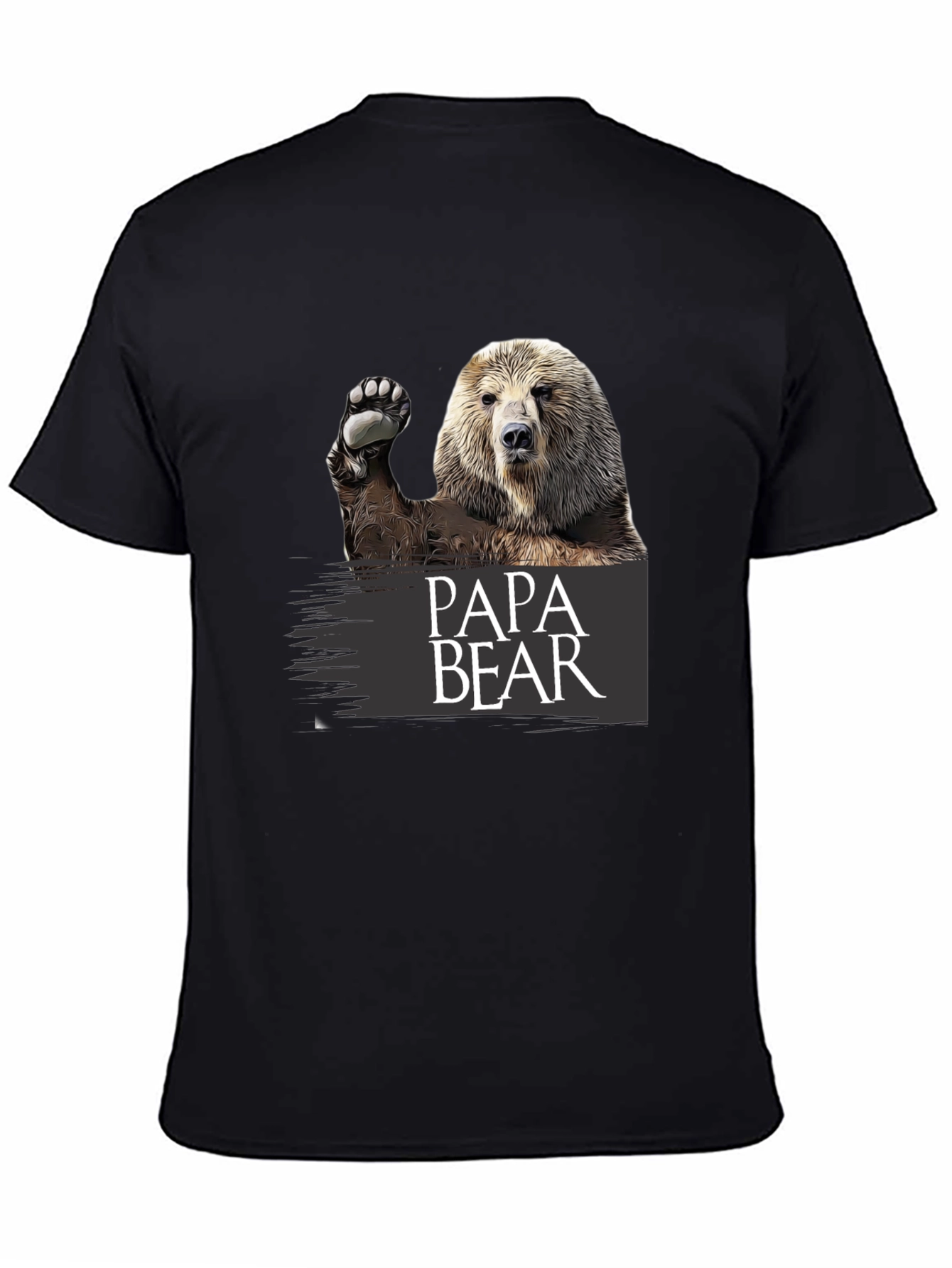 Papa Bear Graphic T-Shirt - Great Gift!