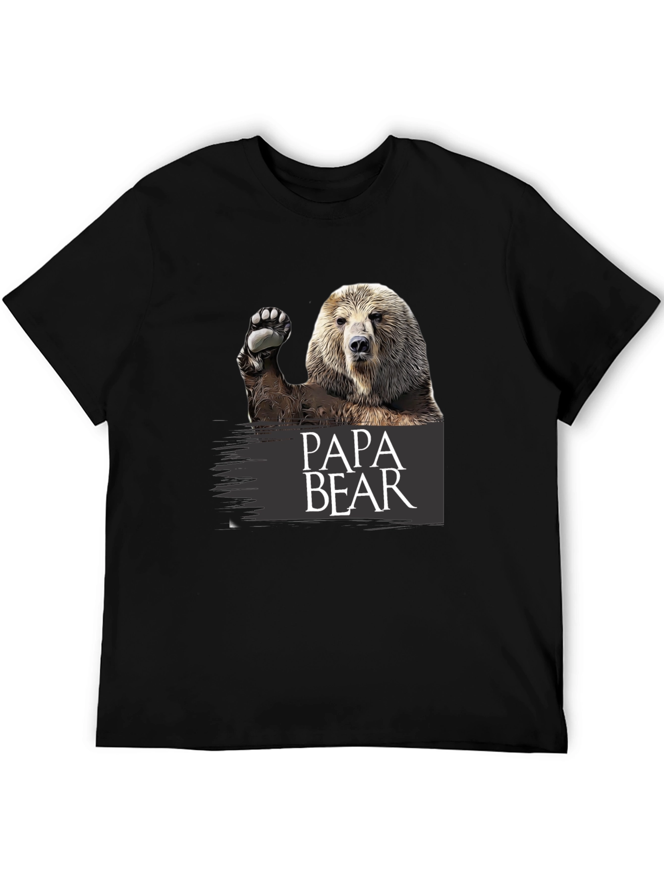Papa Bear Graphic T-Shirt - Great Gift!