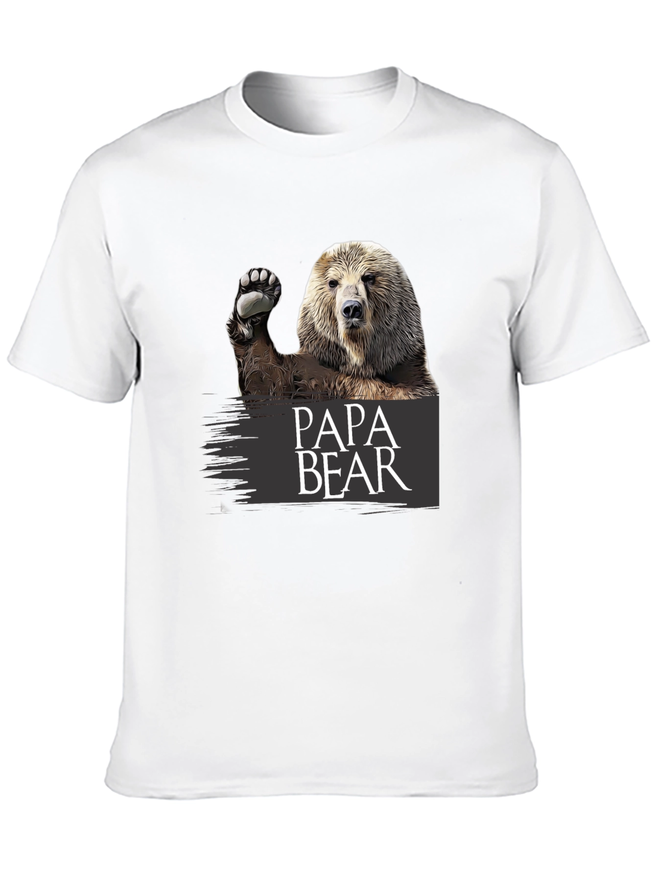 Papa Bear Graphic T-Shirt - Great Gift!